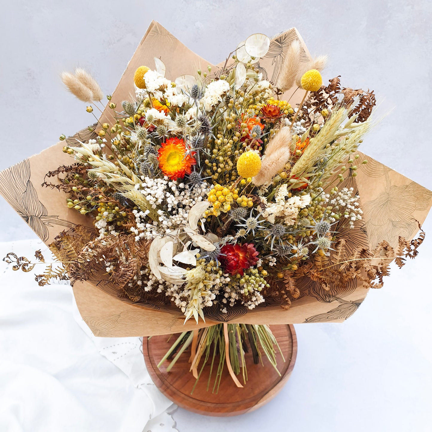"Bracken Woods" Dried Flower Bouquet