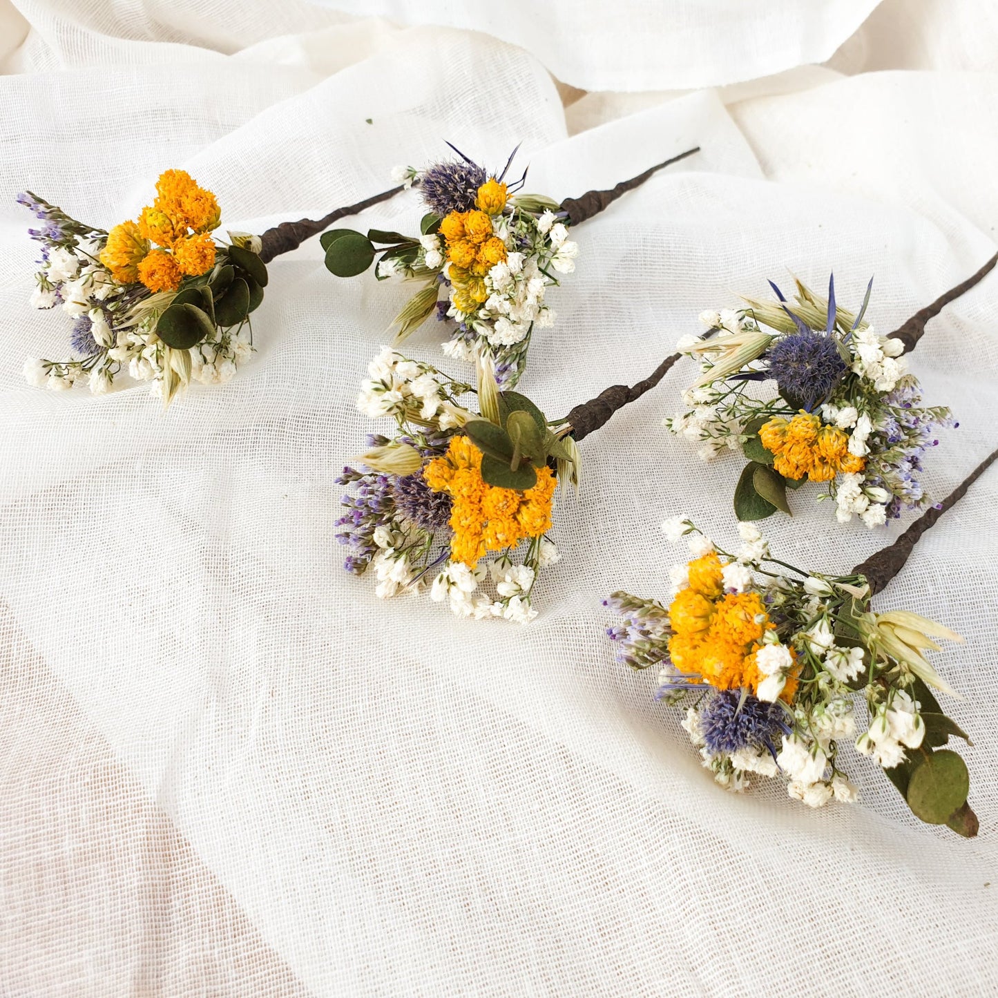 "Meadow Bliss" Hair Pins - Lytton Rose Botanical