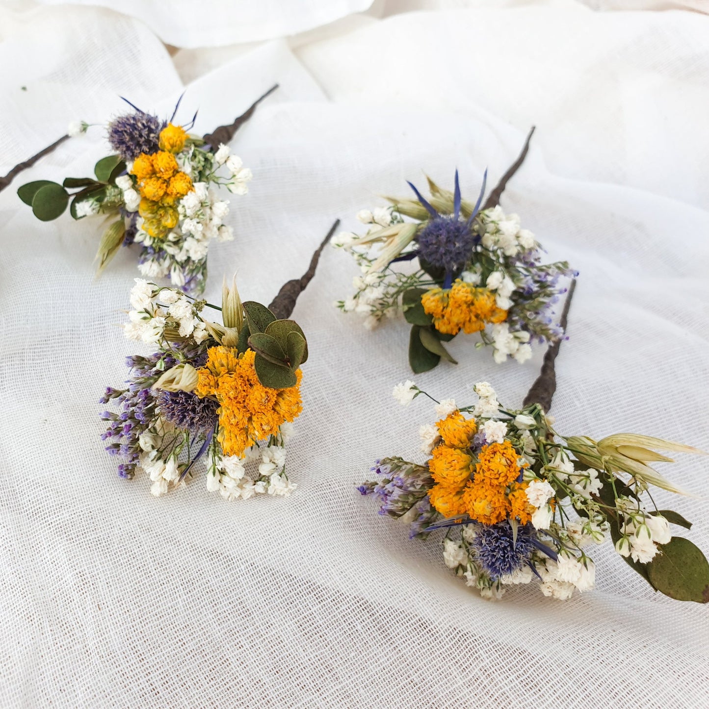 "Meadow Bliss" Hair Pins - Lytton Rose Botanical