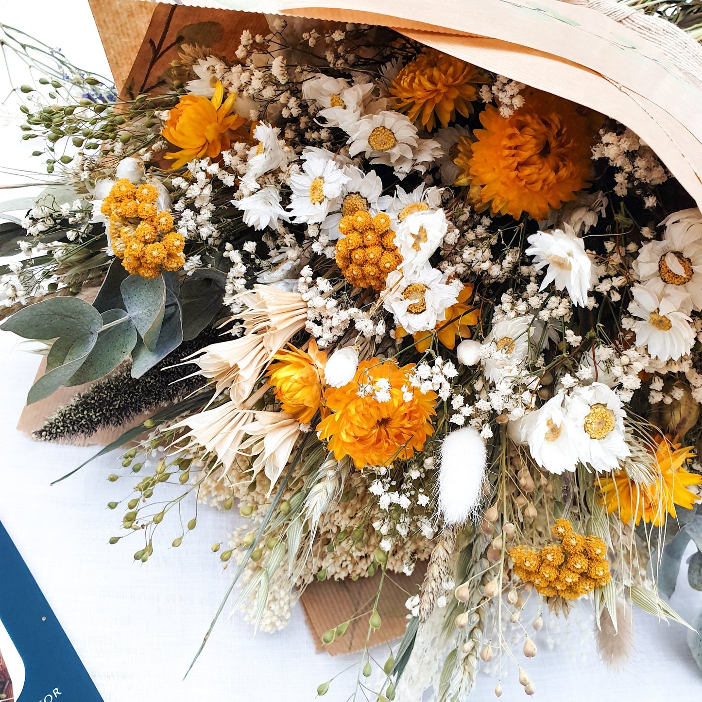 "Summer Gold" Large Dried Flower Bouquet - Lytton Rose Botanical