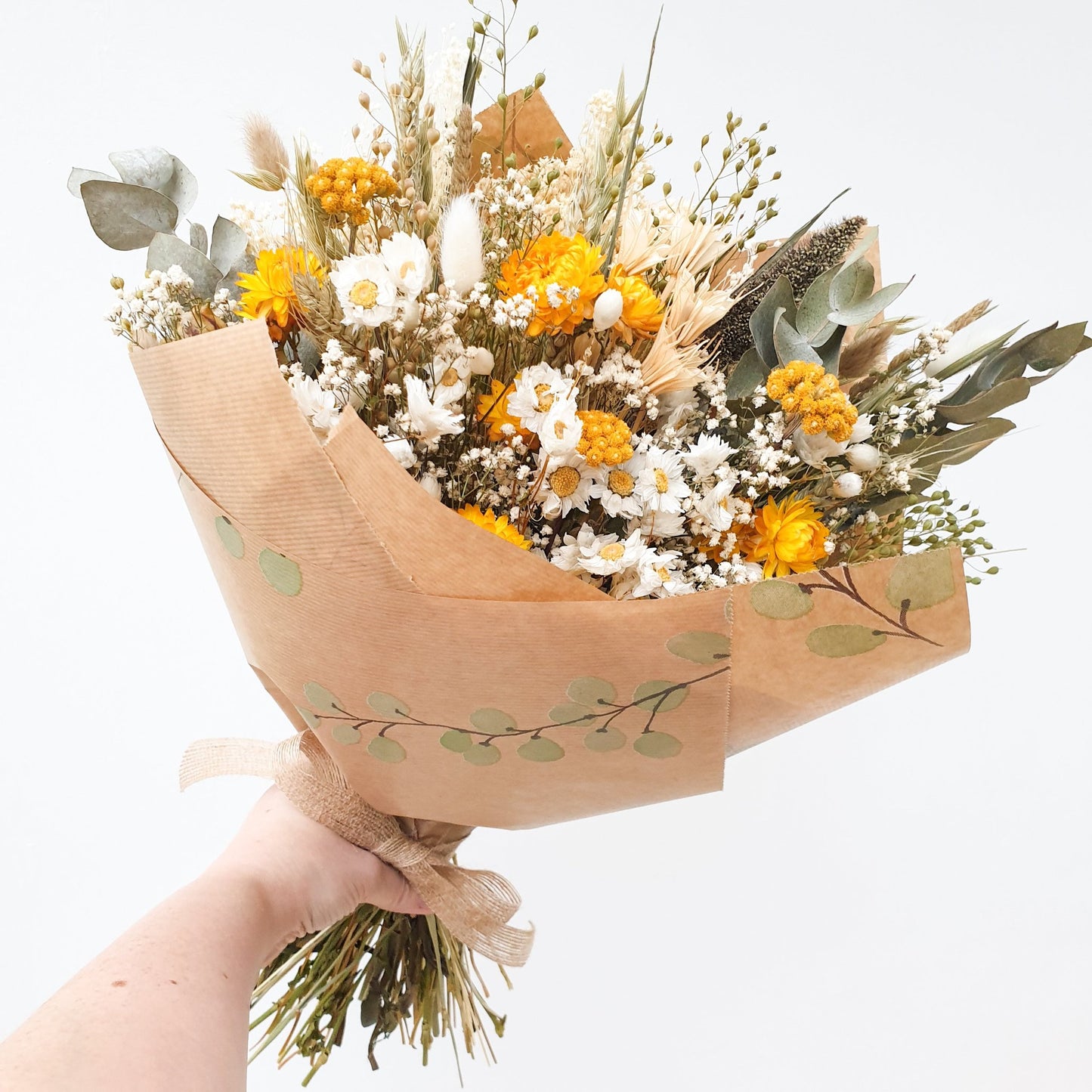 "Summer Gold" Large Dried Flower Bouquet - Lytton Rose Botanical