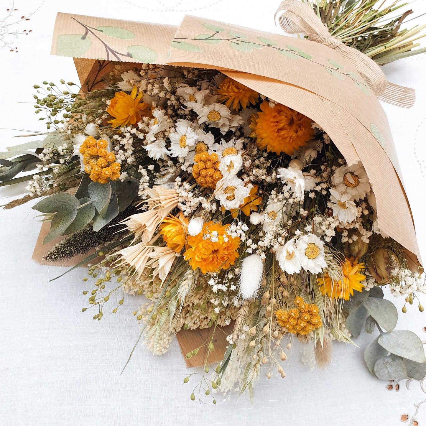 "Summer Gold" Large Dried Flower Bouquet - Lytton Rose Botanical