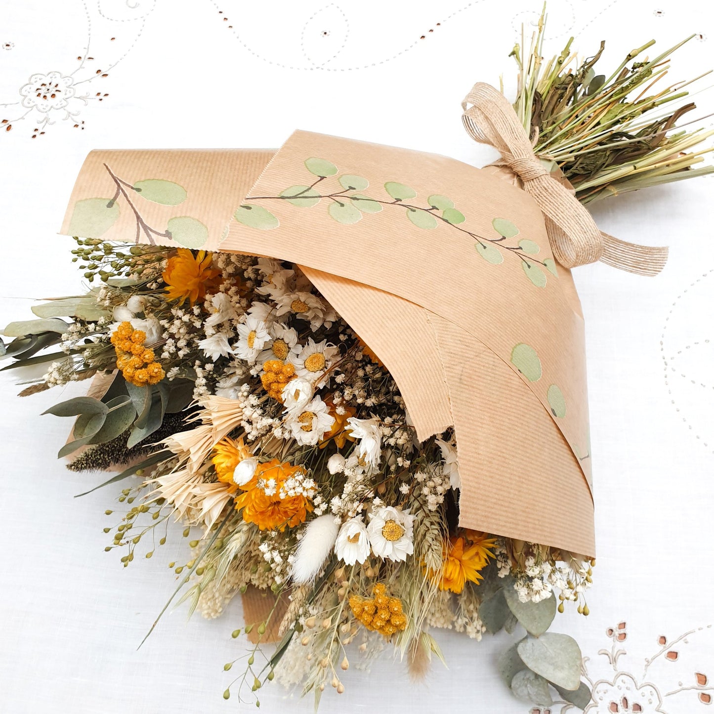 "Summer Gold" Large Dried Flower Bouquet - Lytton Rose Botanical