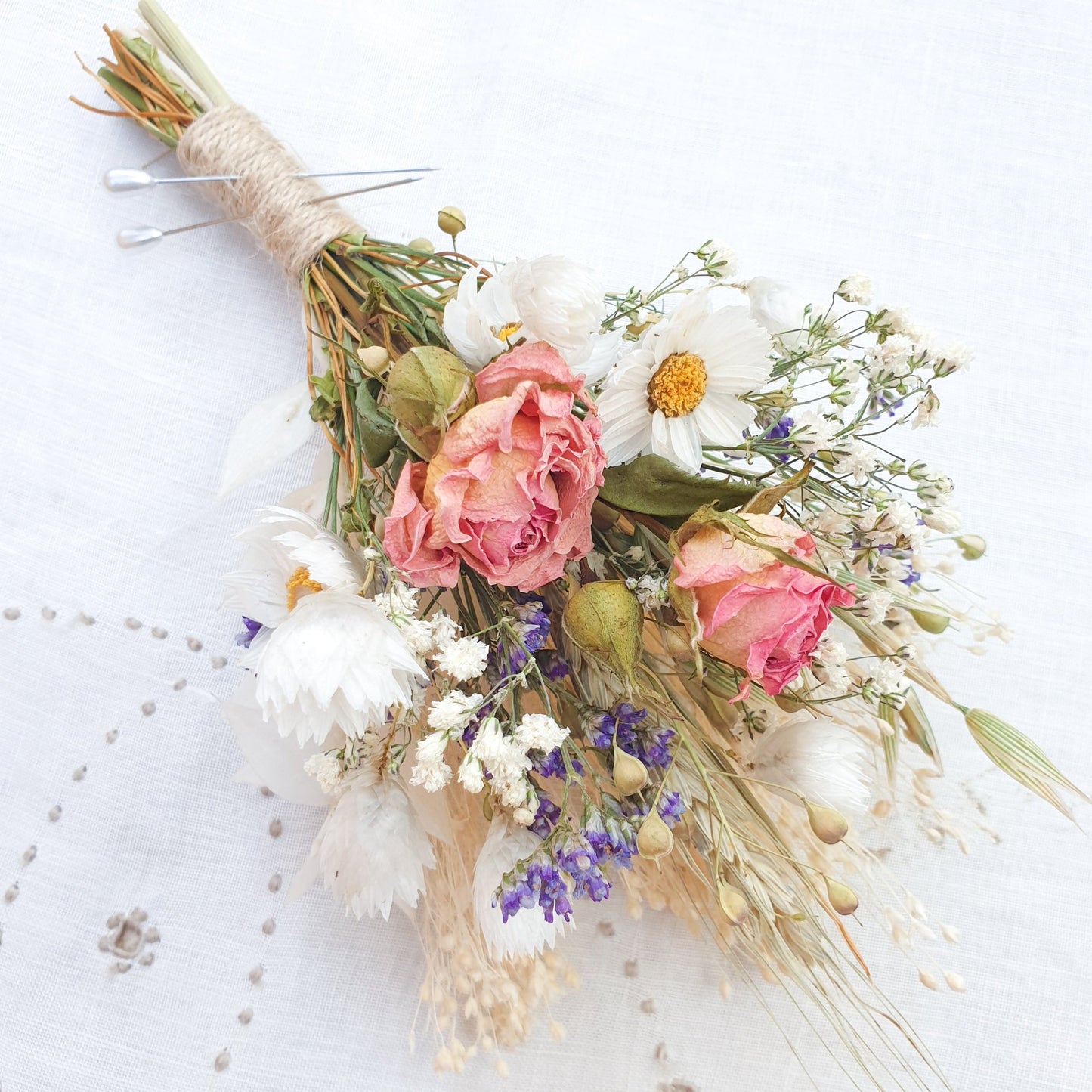"Cottage Garden" Buttonhole - Multi - Lytton Rose Botanical