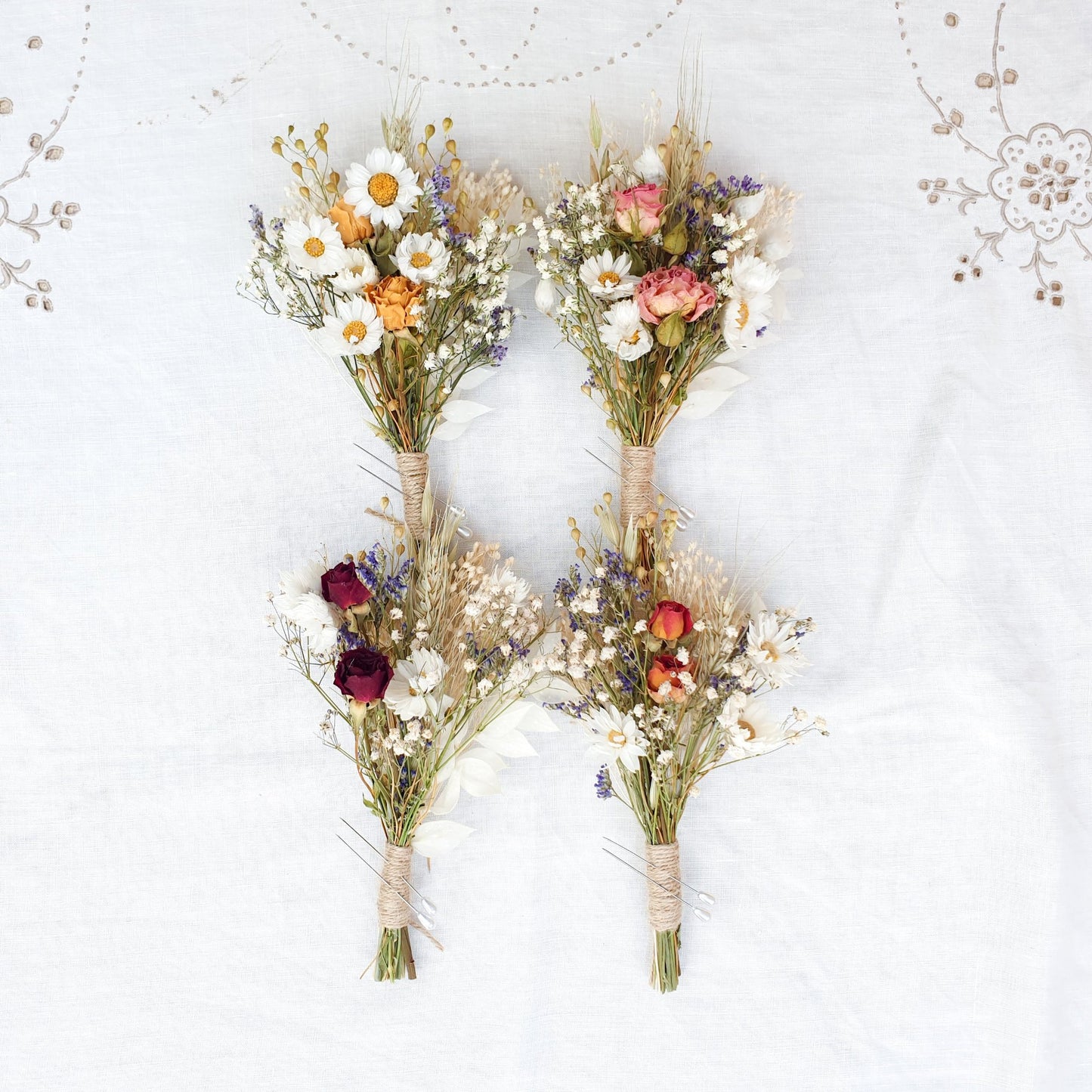 "Cottage Garden" Buttonhole - Multi - Lytton Rose Botanical