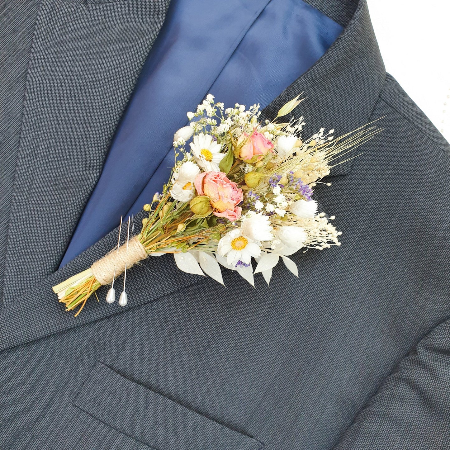 "Cottage Garden" Buttonhole - Multi - Lytton Rose Botanical