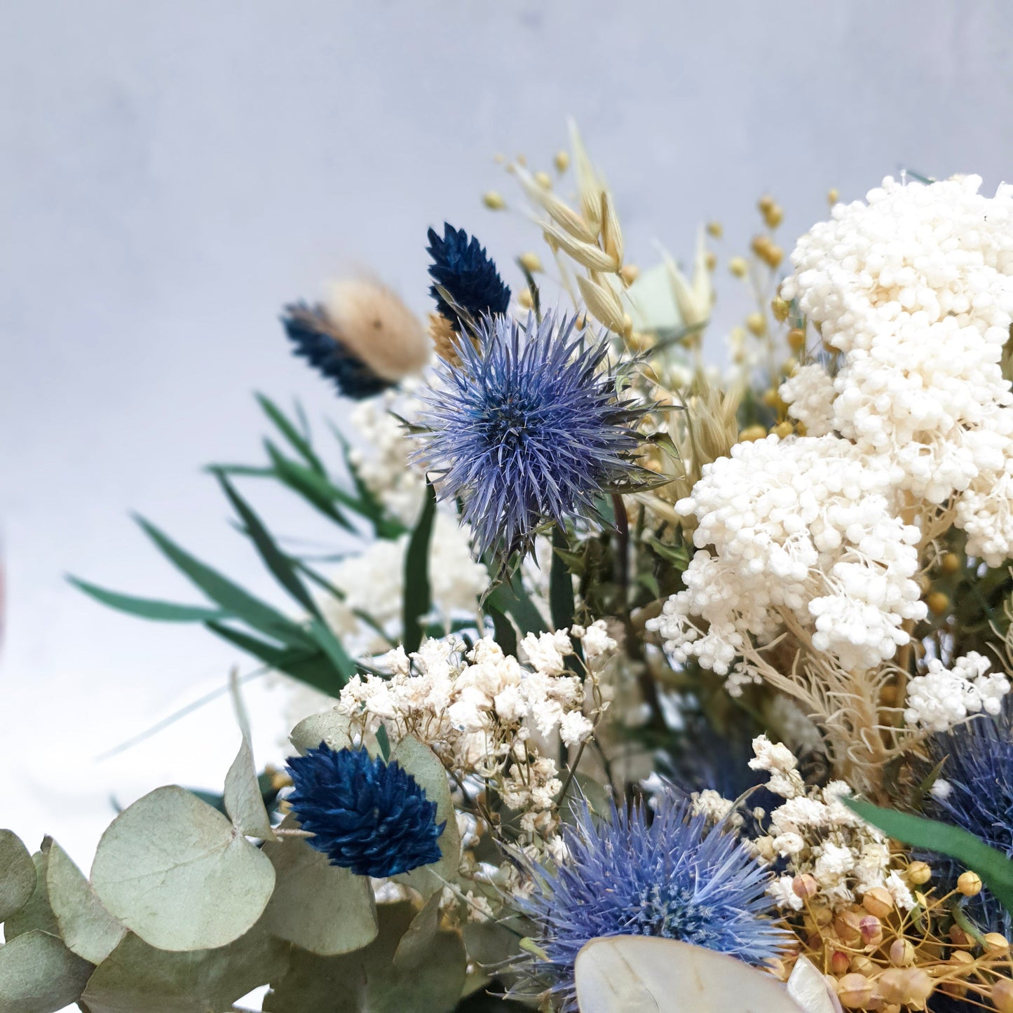 "Frosted Forest" Dried and Preserved Eucalyptus Bouquet