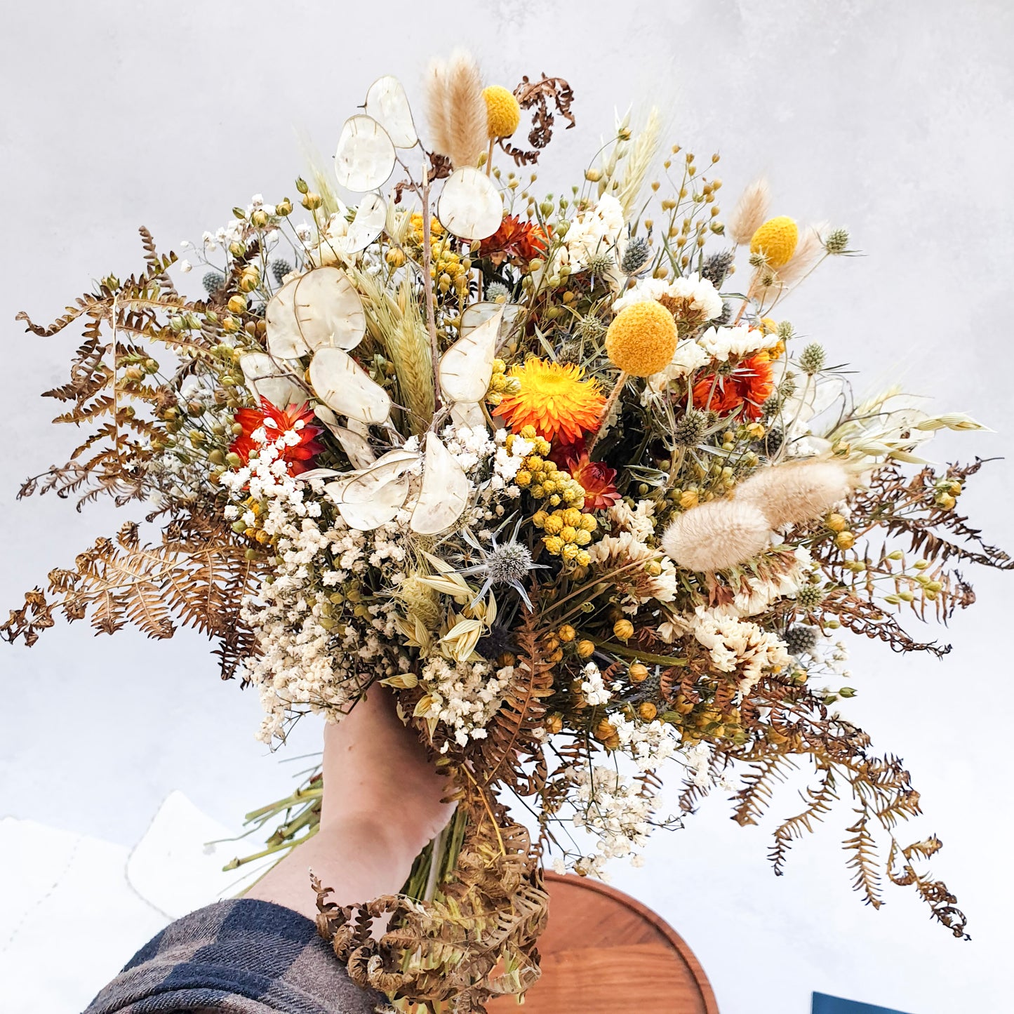 "Bracken Woods" Dried Flower Bouquet
