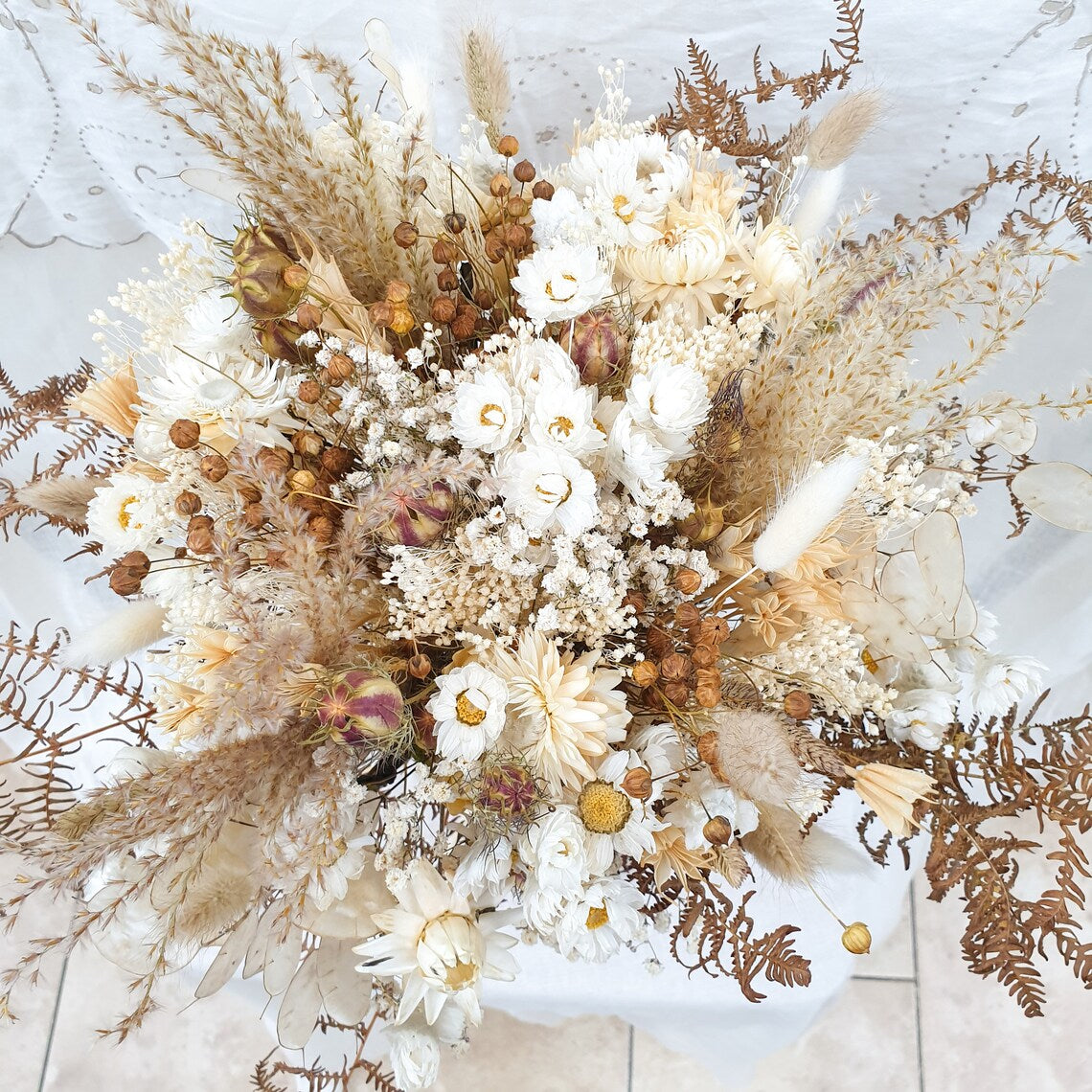 "Love In A Mist" Dried Flower Bouquet - Lytton Rose Botanical
