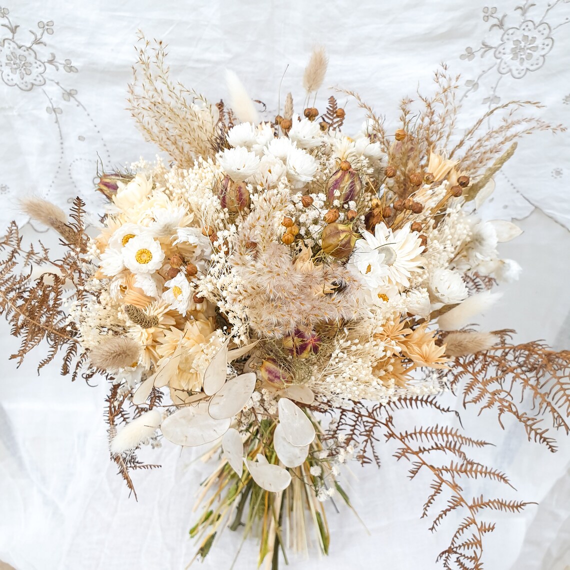 "Love In A Mist" Dried Flower Bouquet - Lytton Rose Botanical
