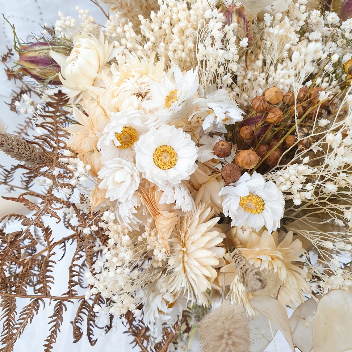 "Love In A Mist" Dried Flower Bouquet - Lytton Rose Botanical