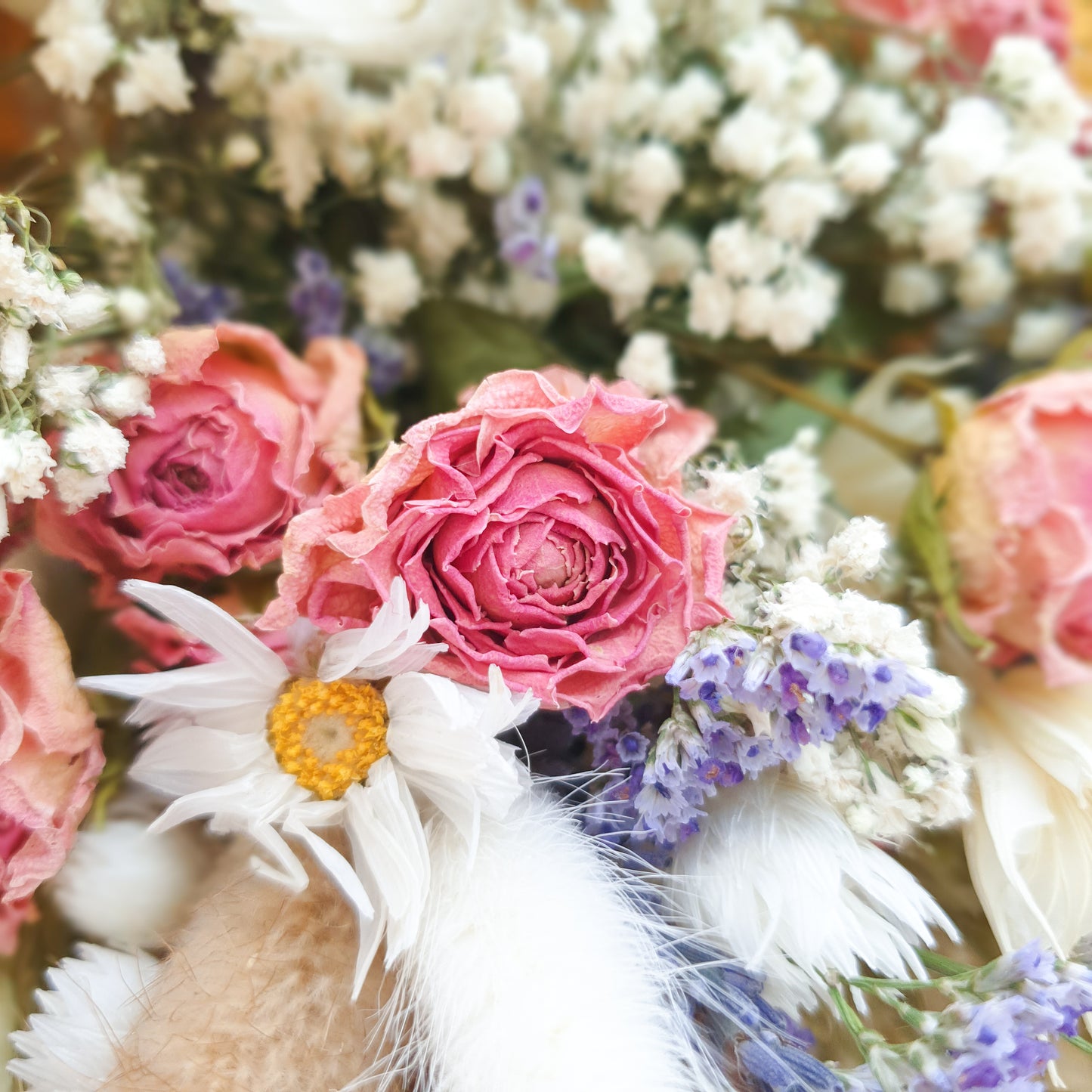 "Cottage Garden" Medium Bouquet- Pink - Lytton Rose Botanical