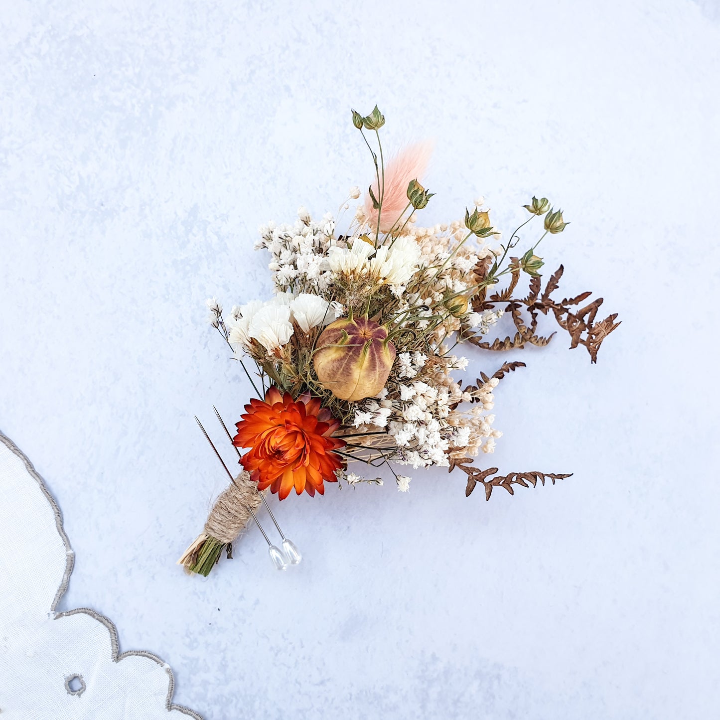 "Forest Glow" Buttonhole - Lytton Rose Botanical