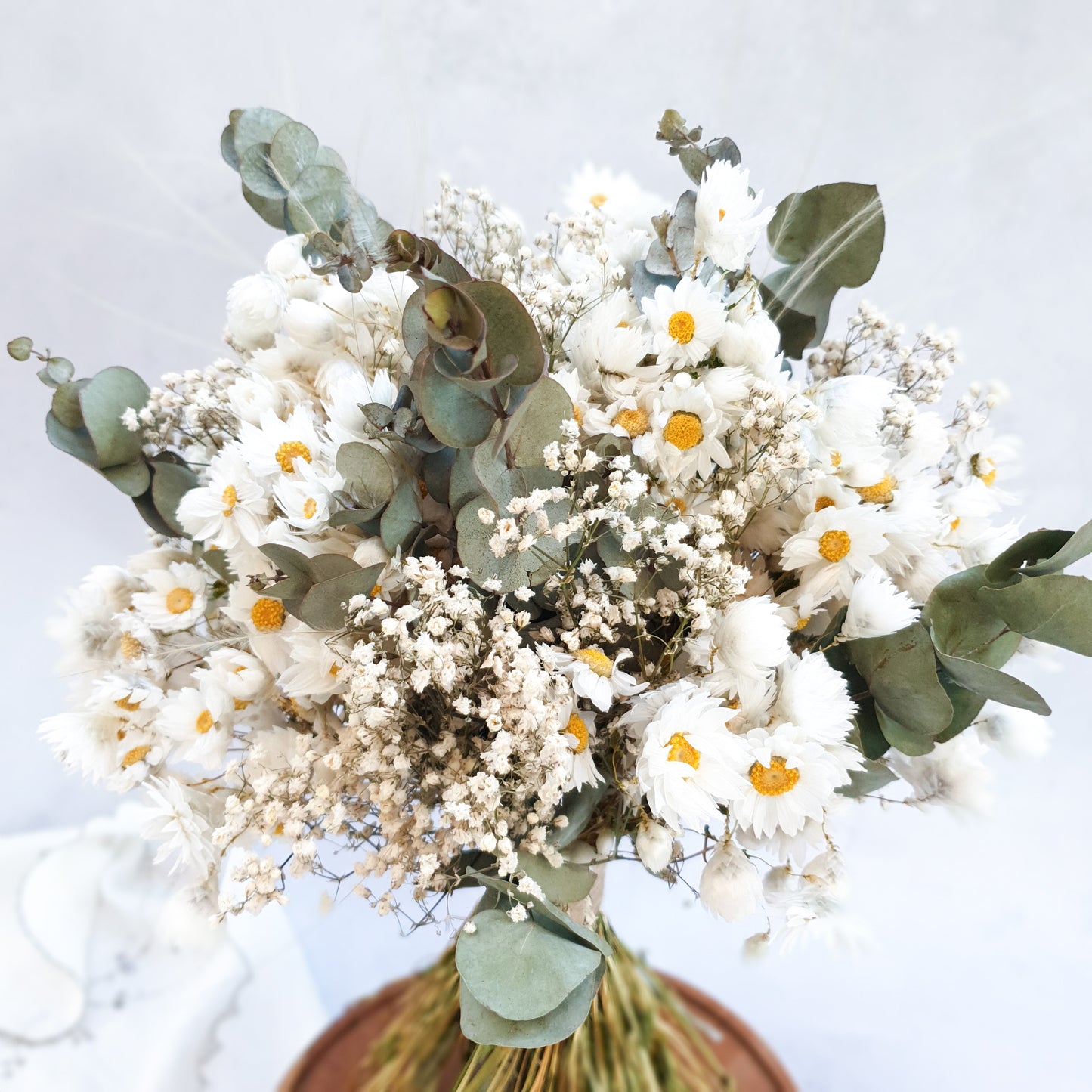 "Simplicity" Minimalist Large Handtie Bouquet - Lytton Rose Botanical