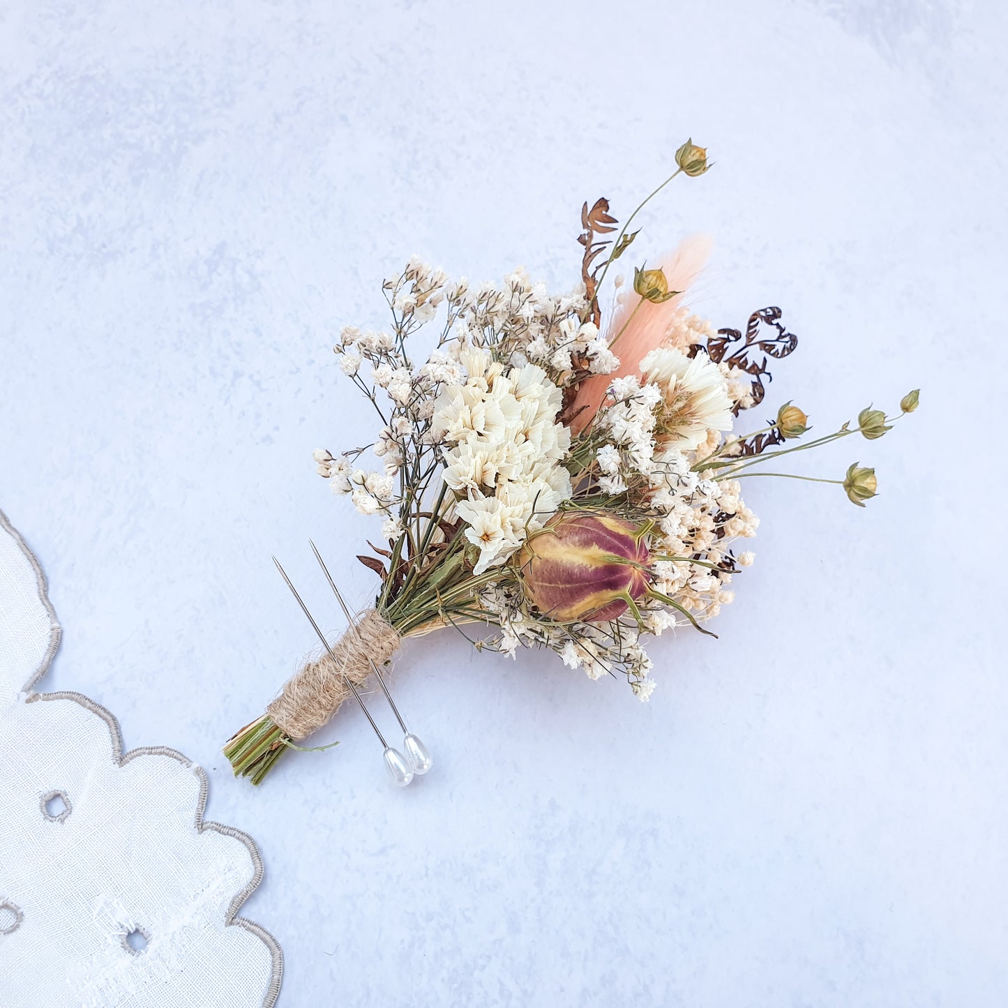 "Forest Glow" Buttonhole - Lytton Rose Botanical