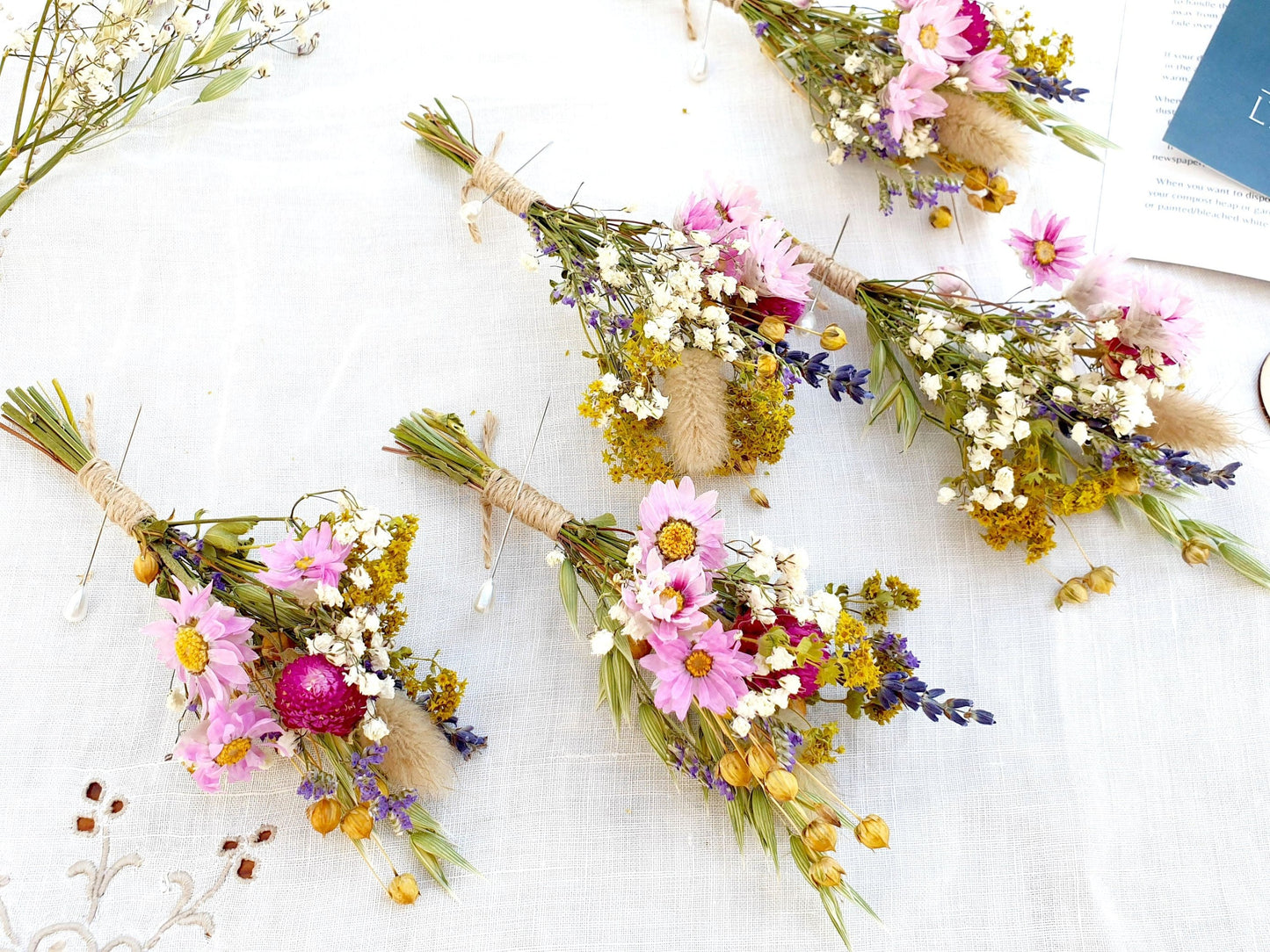 "Wildflower Fields" Buttonhole - Lytton Rose Botanical
