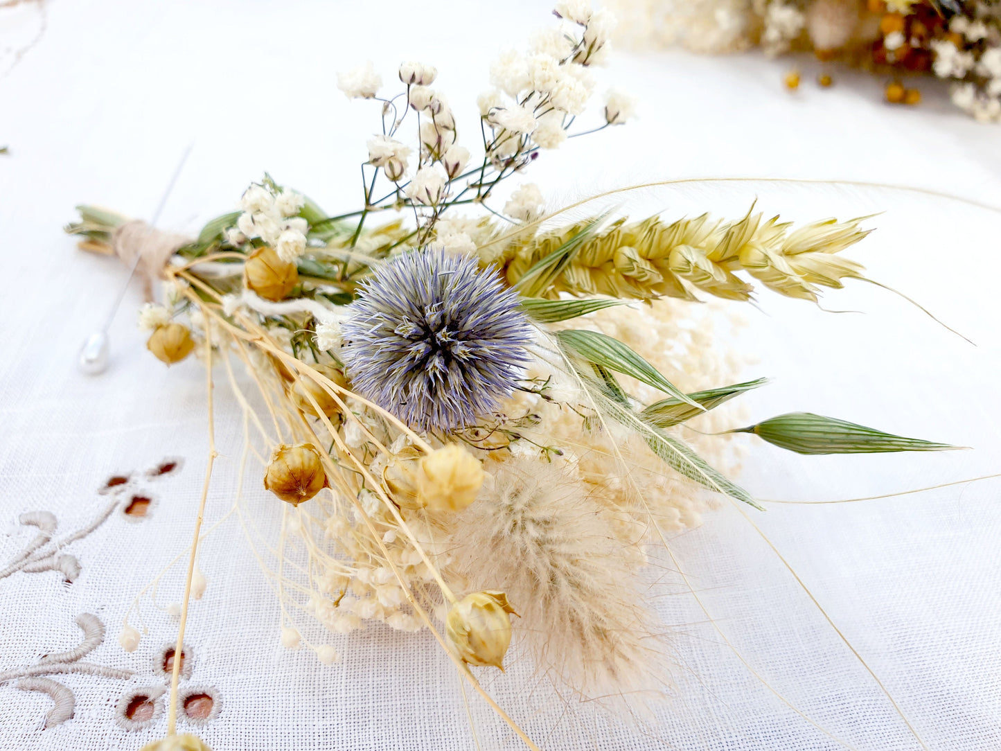 "Thistle Glen" Buttonhole - Lytton Rose Botanical