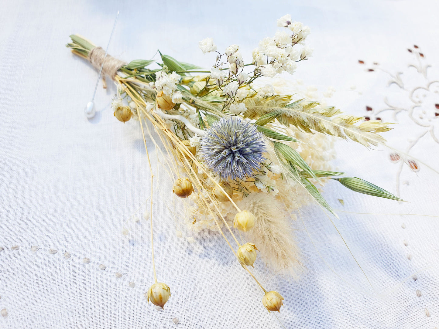 "Thistle Glen" Buttonhole - Lytton Rose Botanical