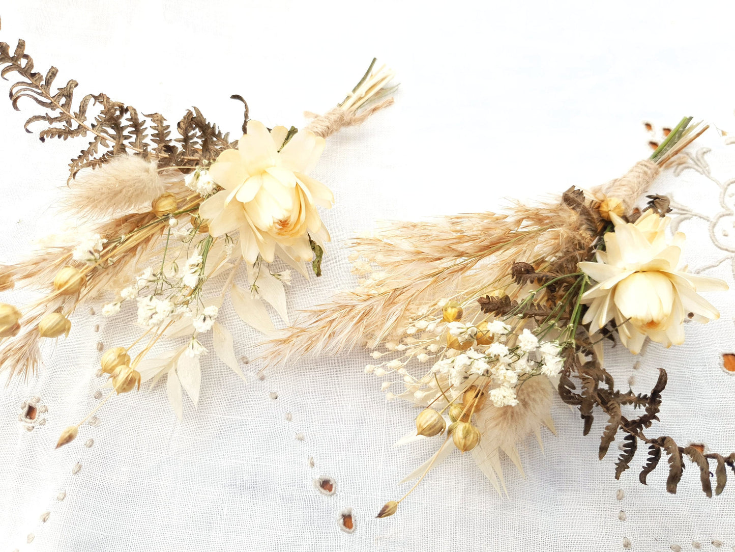 "Love In A Mist" Dried Flower Buttonhole - Lytton Rose Botanical