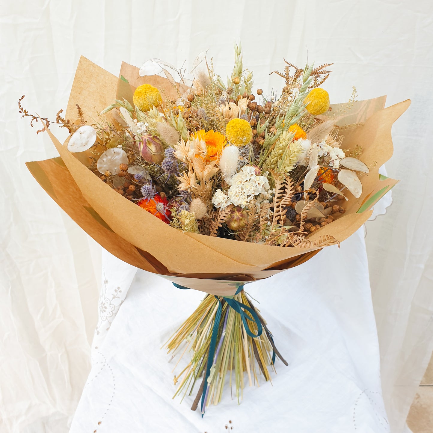 "Bracken Woods" Dried Flower Bouquet