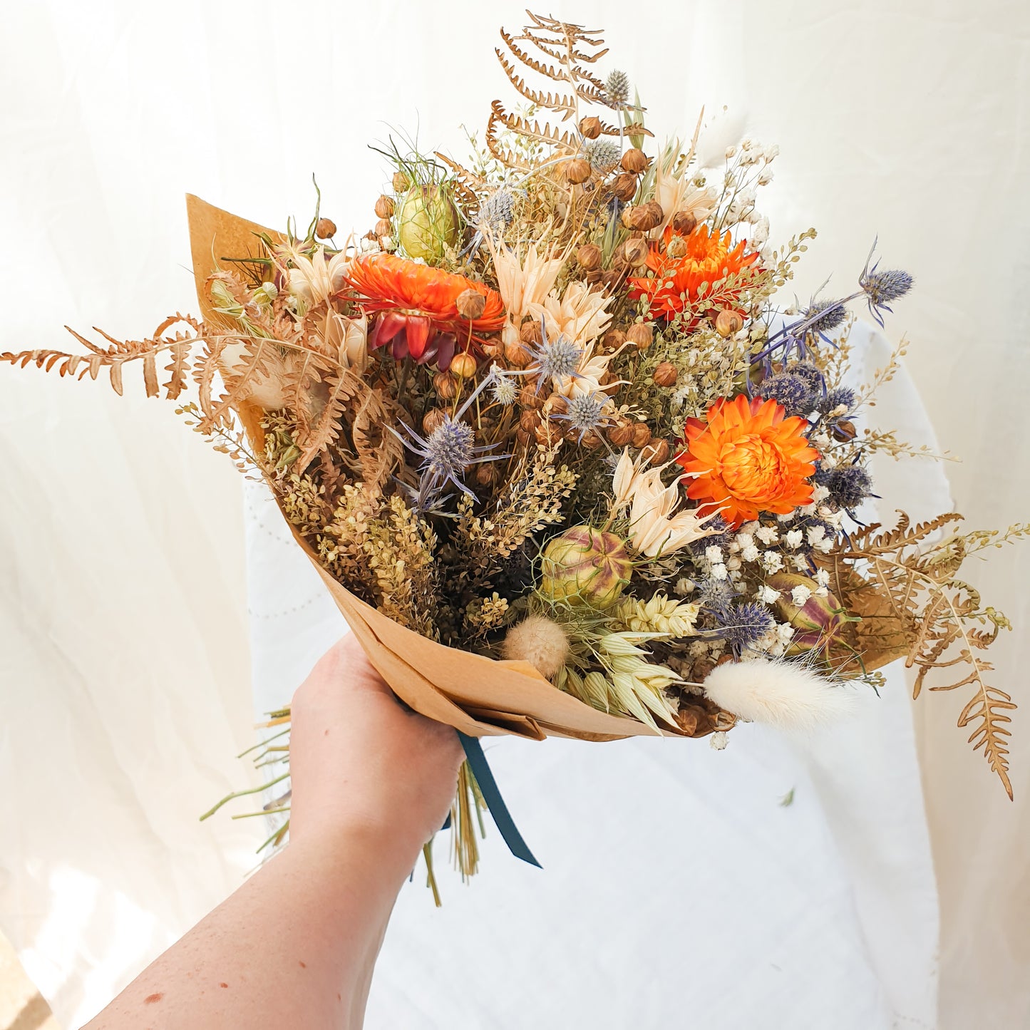 "Bracken Woods" Dried Flower Posy