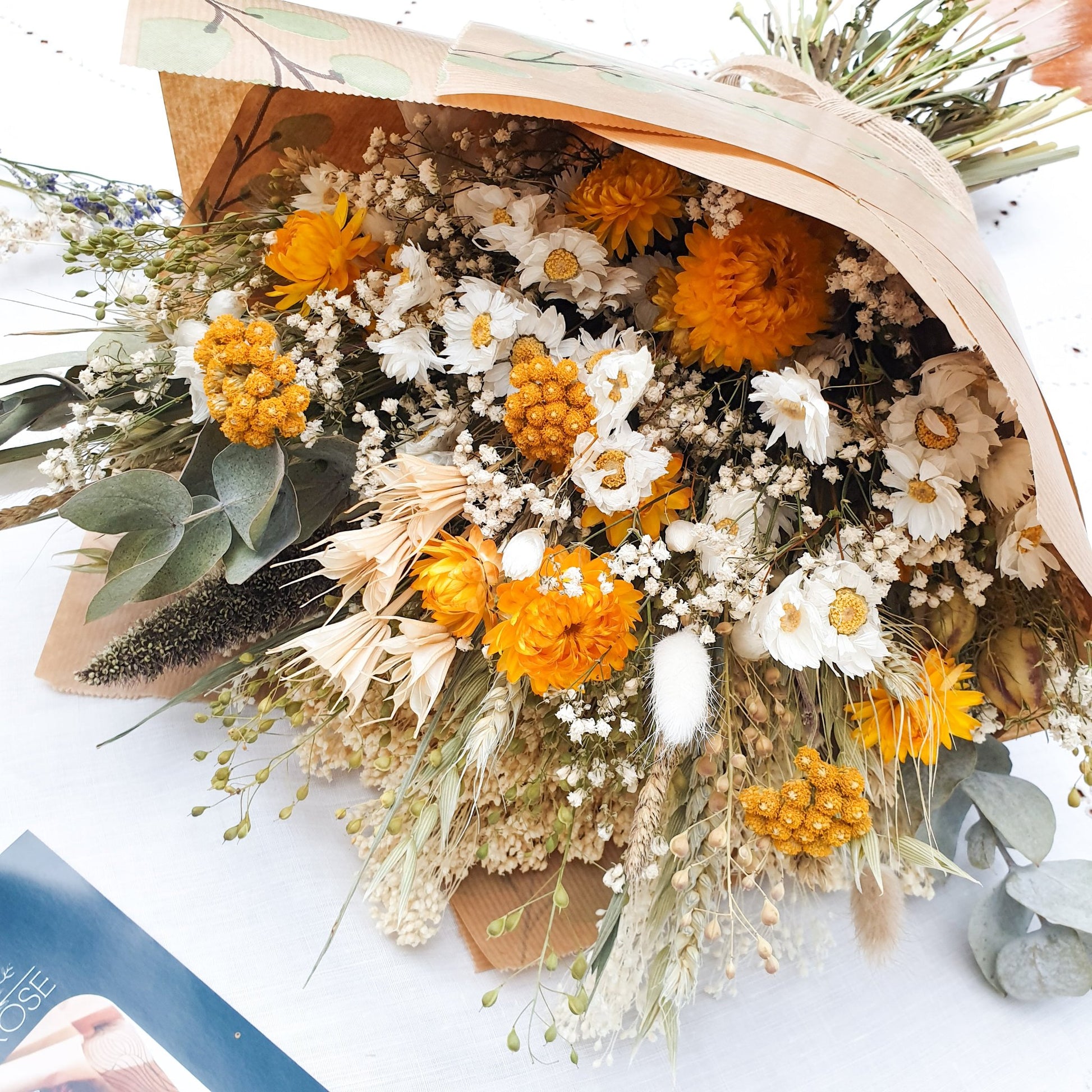 "Summer Gold" Dried Flower Bouquet - Lytton Rose Botanical