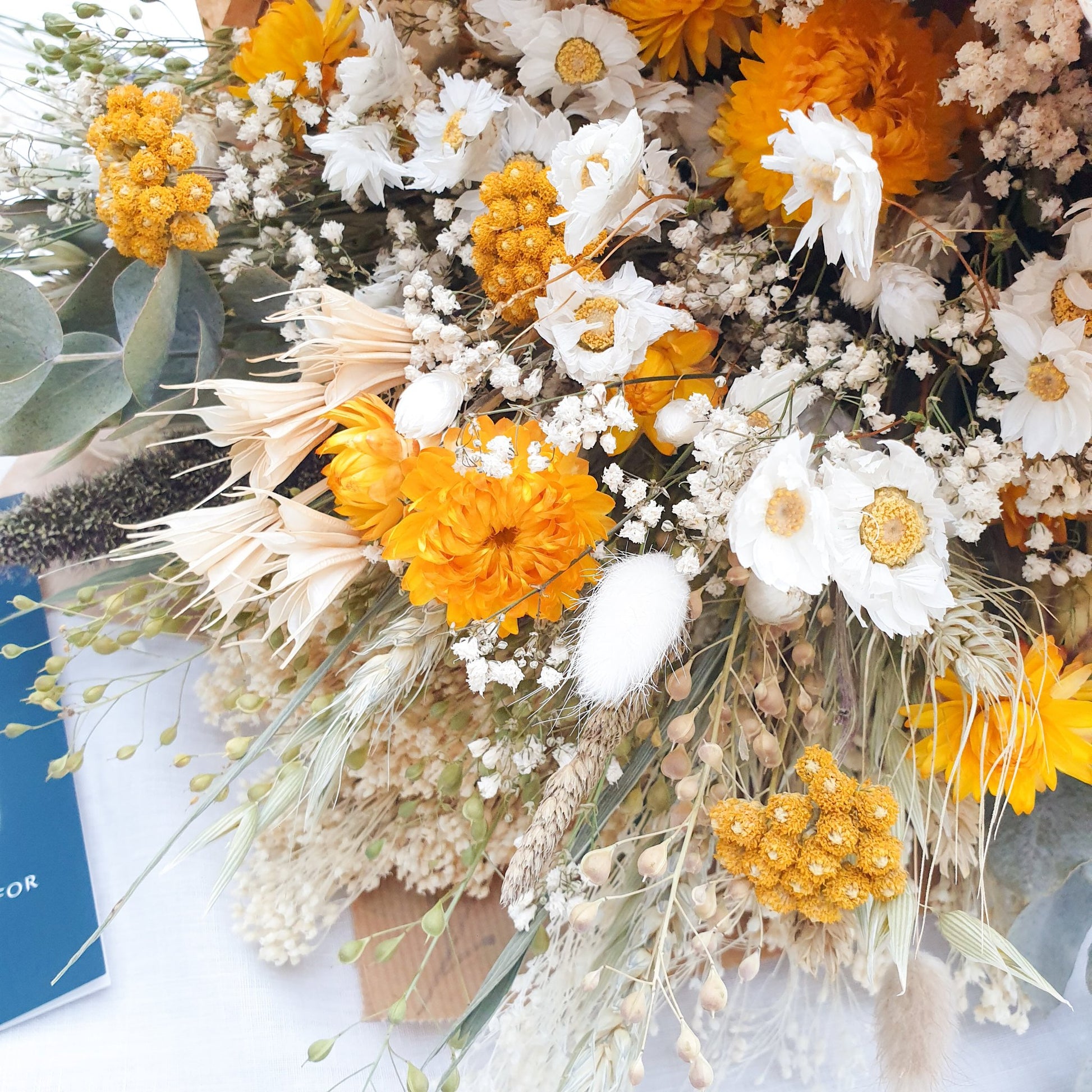 "Summer Gold" Dried Flower Bouquet - Lytton Rose Botanical