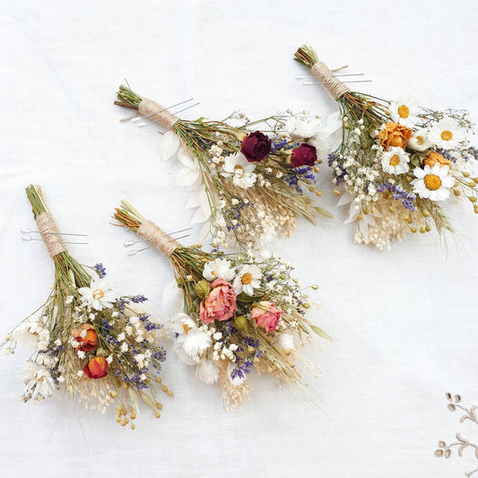 "Cottage Garden" Buttonhole - Multi - Lytton Rose Botanical