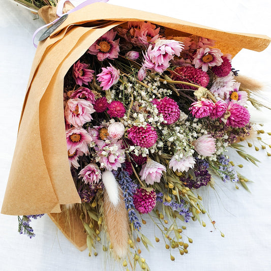 "Wildflower Meadows" Medium Dried flower bouquet