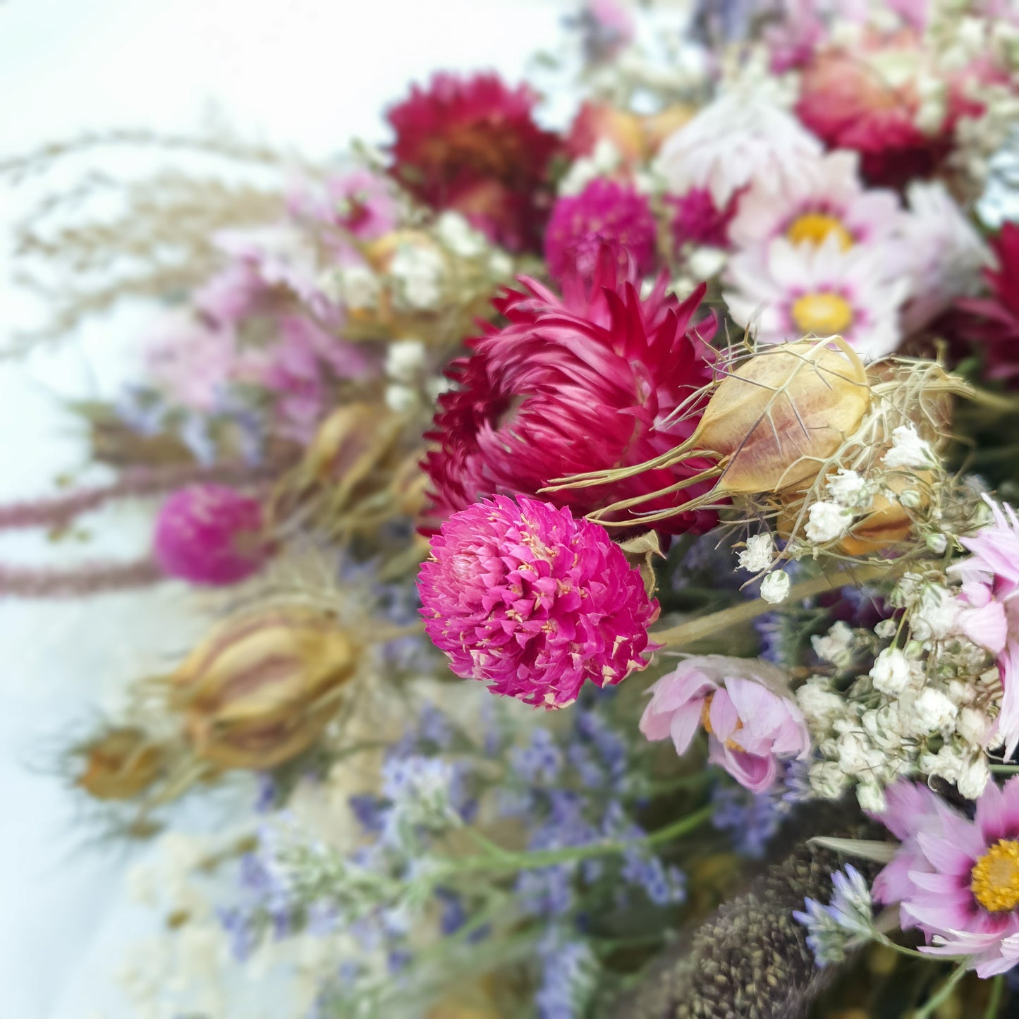 "Wildflower Meadows" Luxury Bouquet, Overarm Style - Lytton Rose Botanical