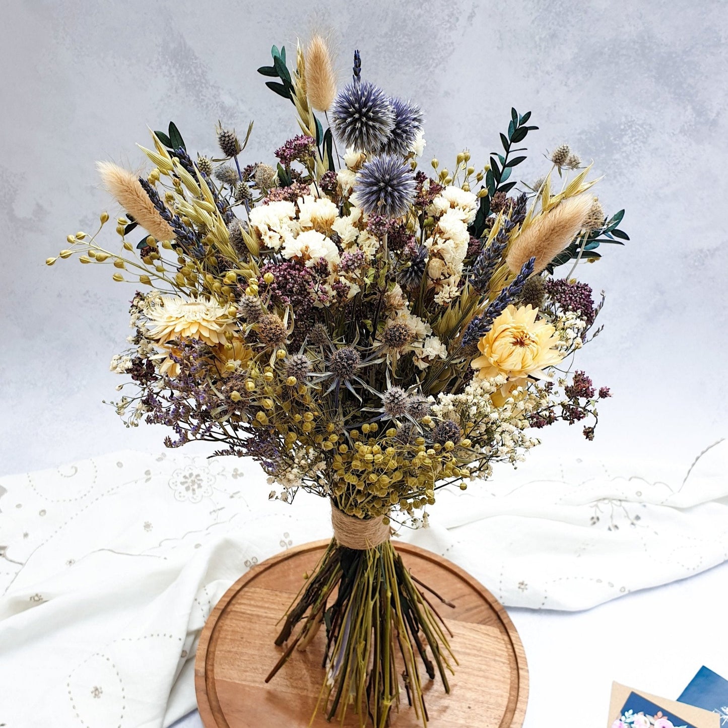 "Serenity Meadow" Dried Flower Bouquet - Lytton Rose Botanical