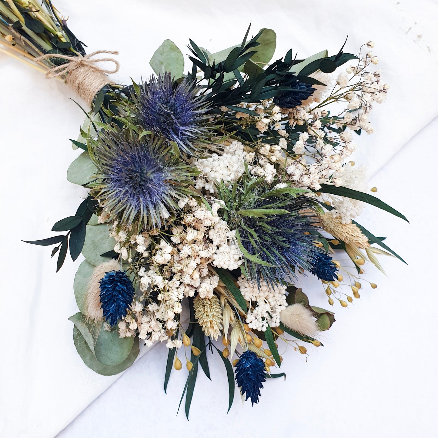 "Frosted Forest" Dried and Preserved Small Eucalyptus Bouquet