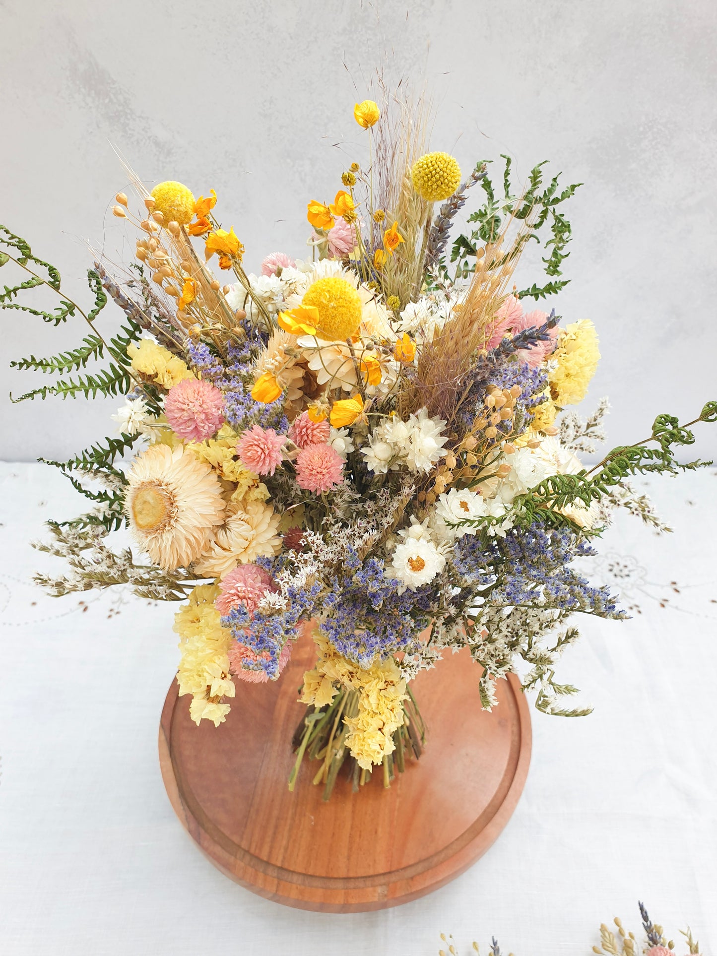 "Spring Meadows" Dried Flower Bouquet