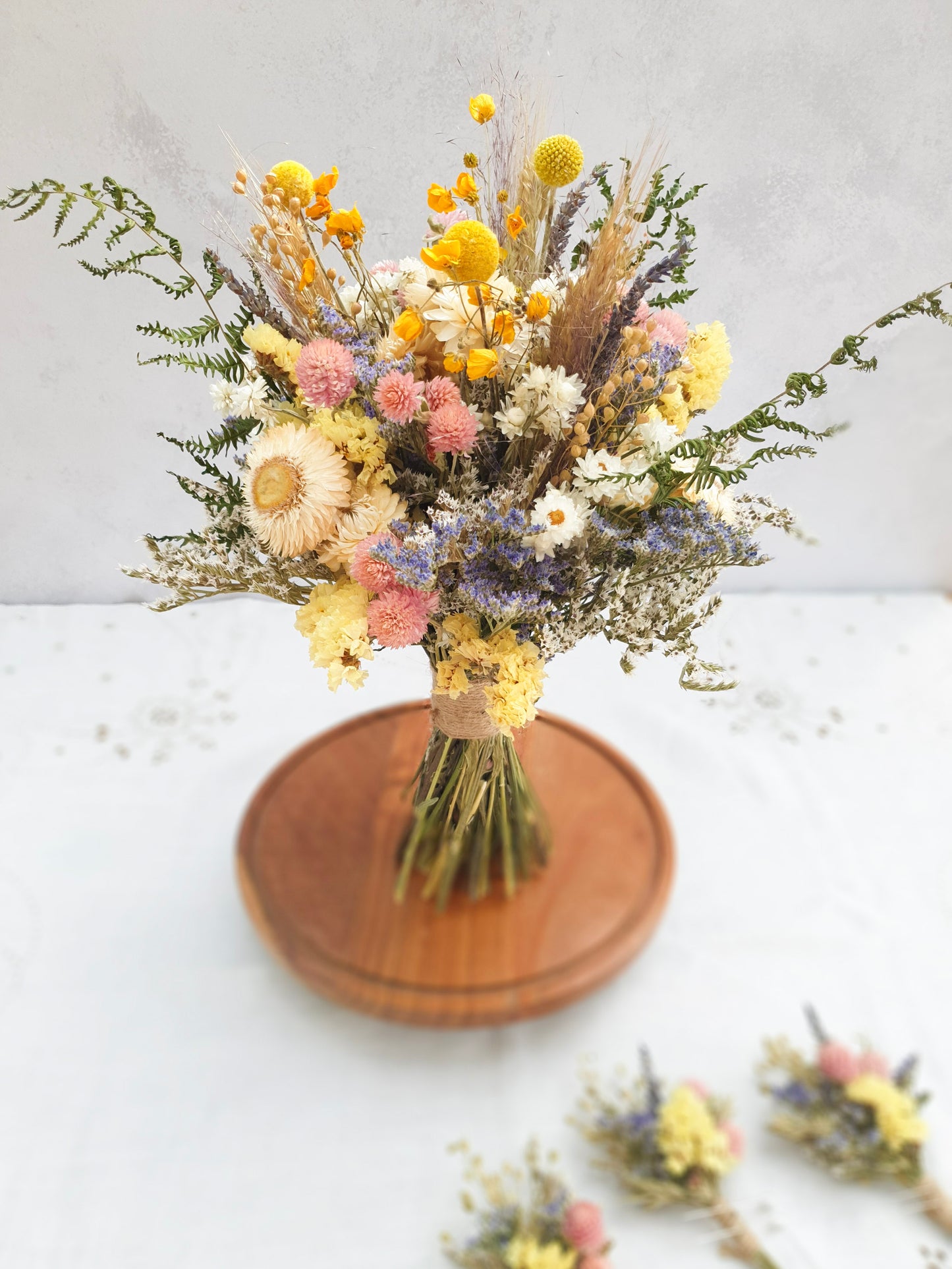 "Spring Meadows" Dried Flower Bouquet