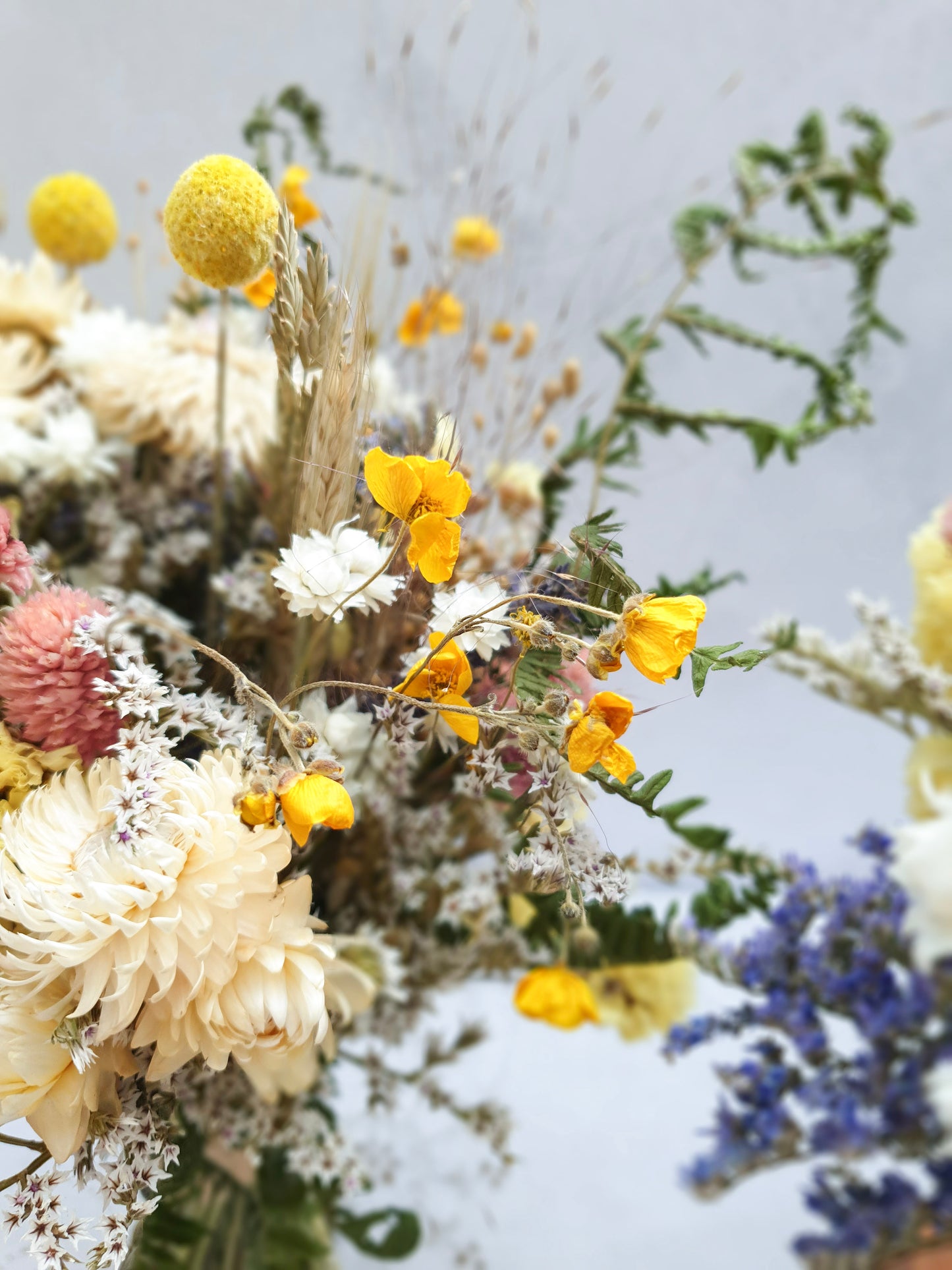 "Spring Meadows" Dried Flower Bouquet