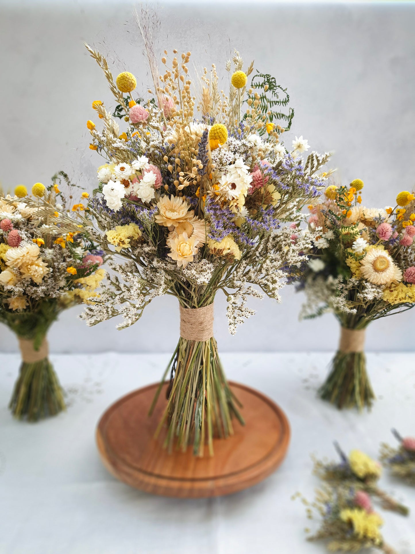 "Spring Meadows" Dried Flower Bouquet