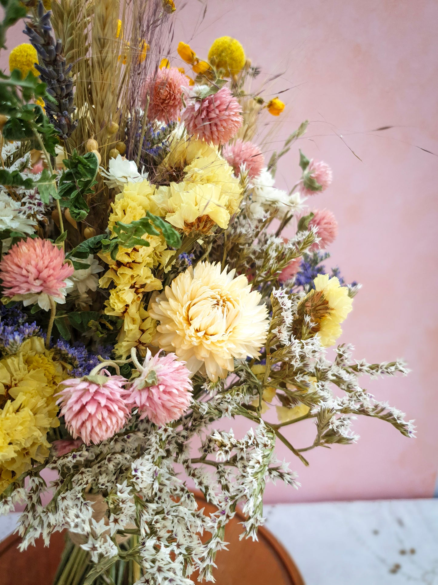 "Spring Meadows" Dried Flower Bouquet