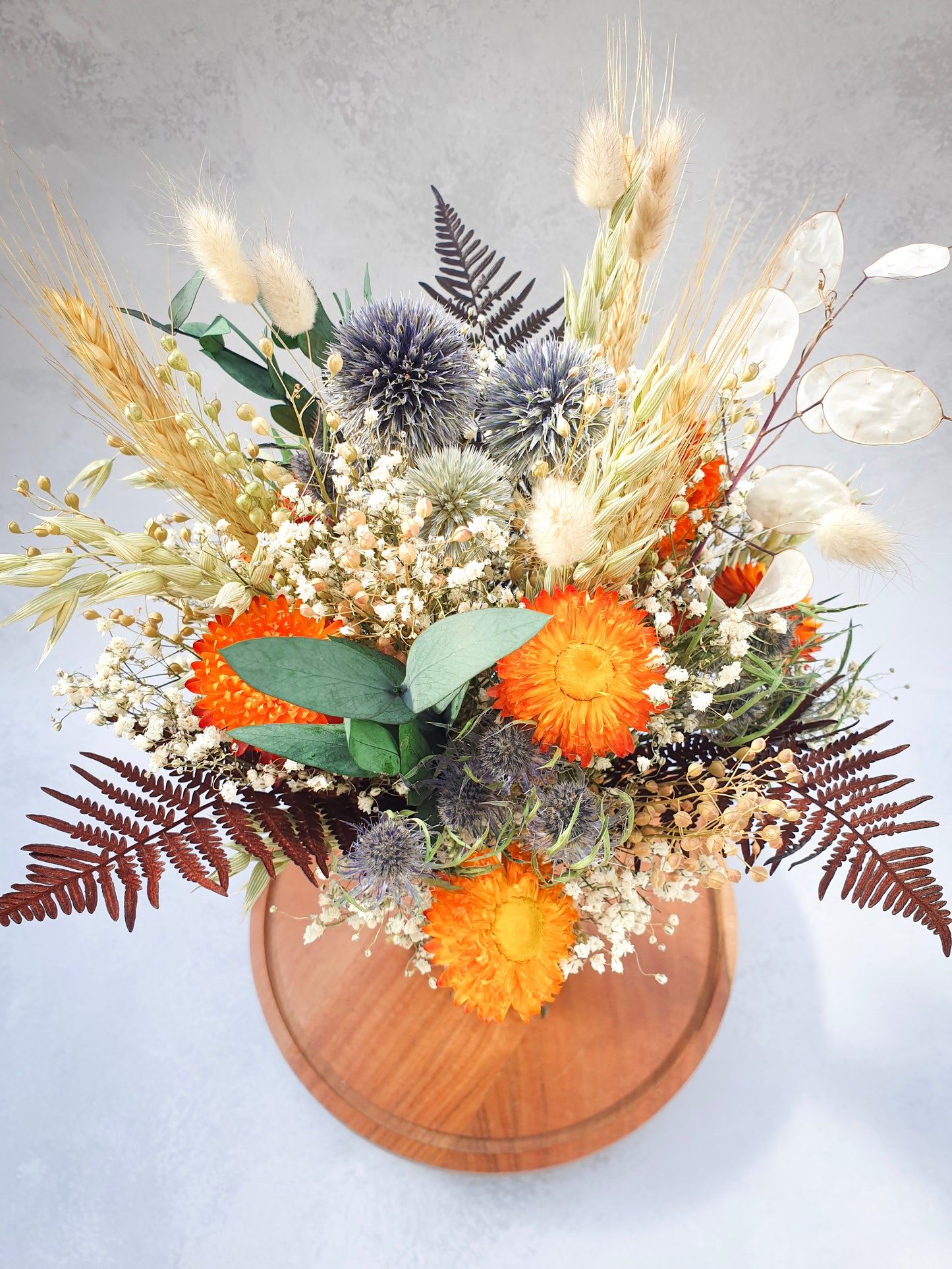"Autumnal Sunflowers" Dried Flower Bouquet
