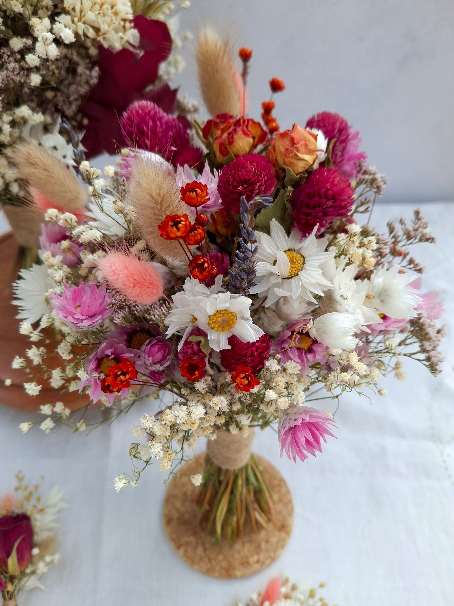 "Sunset Meadows" Dried Flower Bouquet