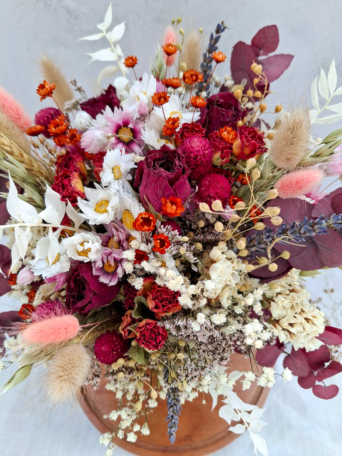 "Sunset Meadows" Dried Flower Bouquet