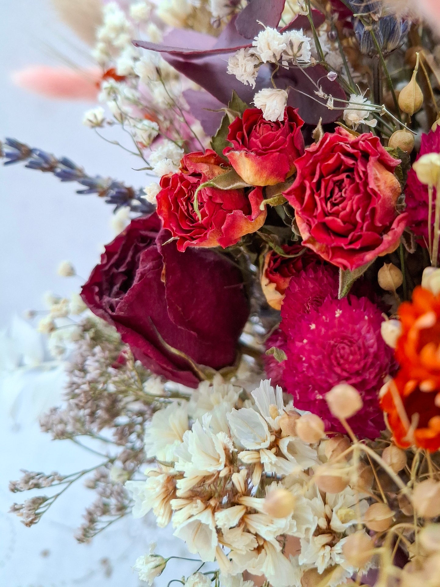 "Sunset Meadows" Dried Flower Bouquet