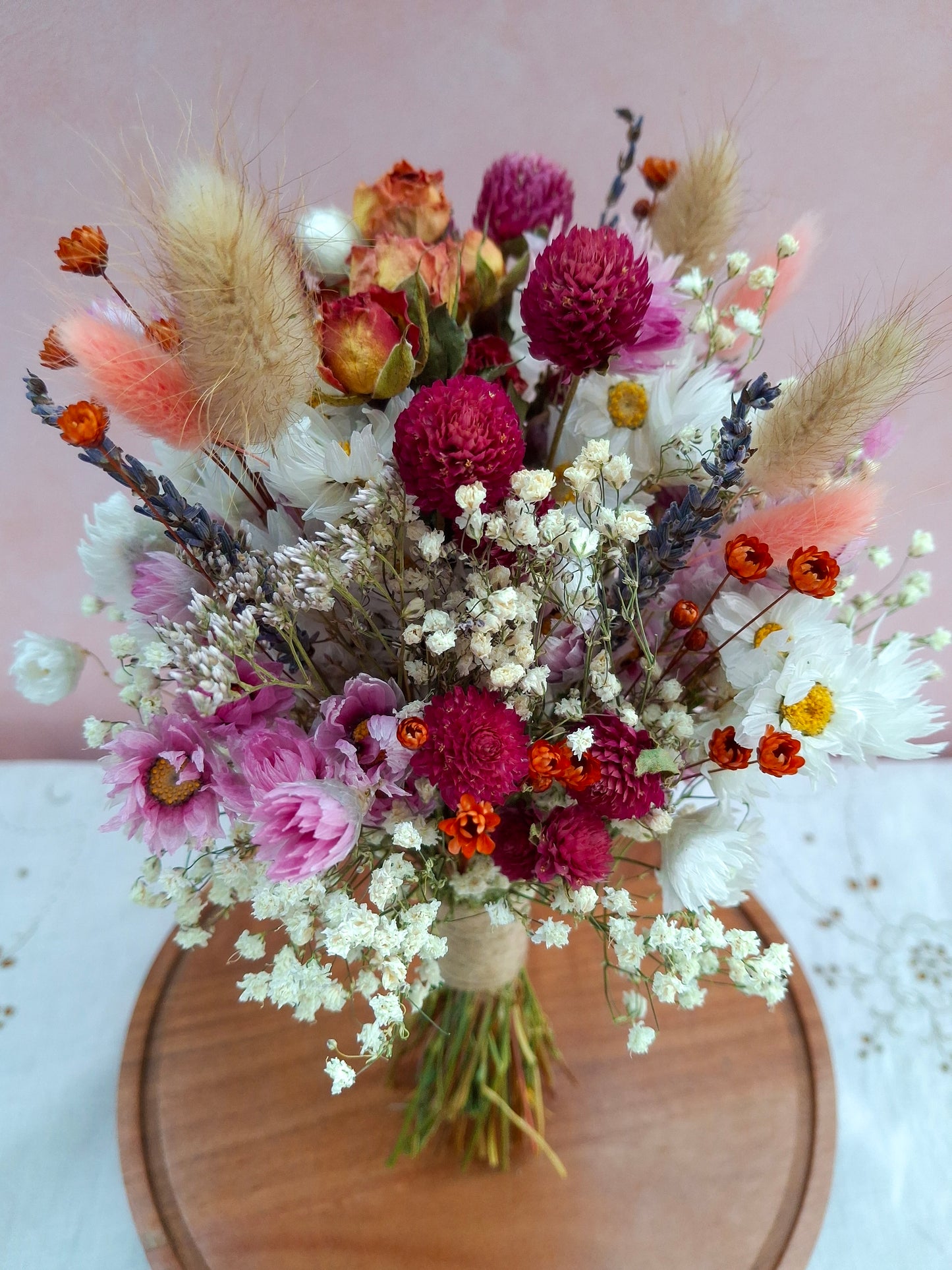 "Sunset Meadows" Dried Flower Bouquet