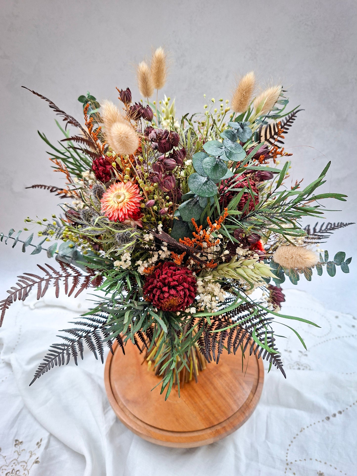 "Dreaming of Dahlias" Dried and Preserved Dahlia and Foliage Bouquet WEBSITE EXCLUSIVE
