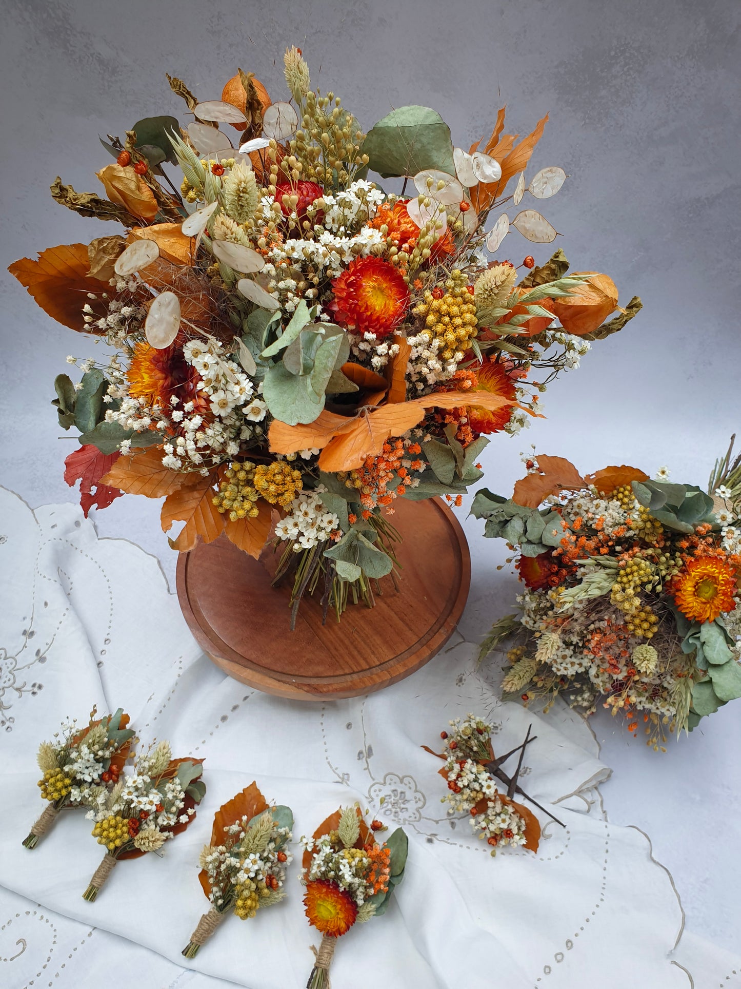 "Autumn Glade" Dried Flower Bouquet