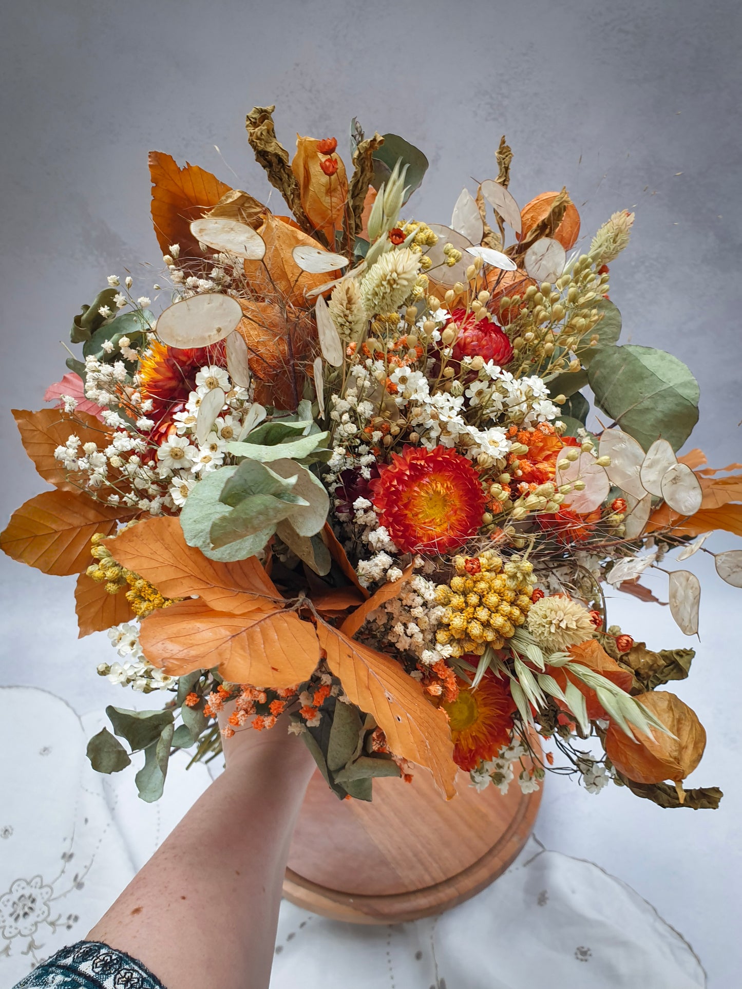 "Autumn Glade" Dried Flower Bouquet