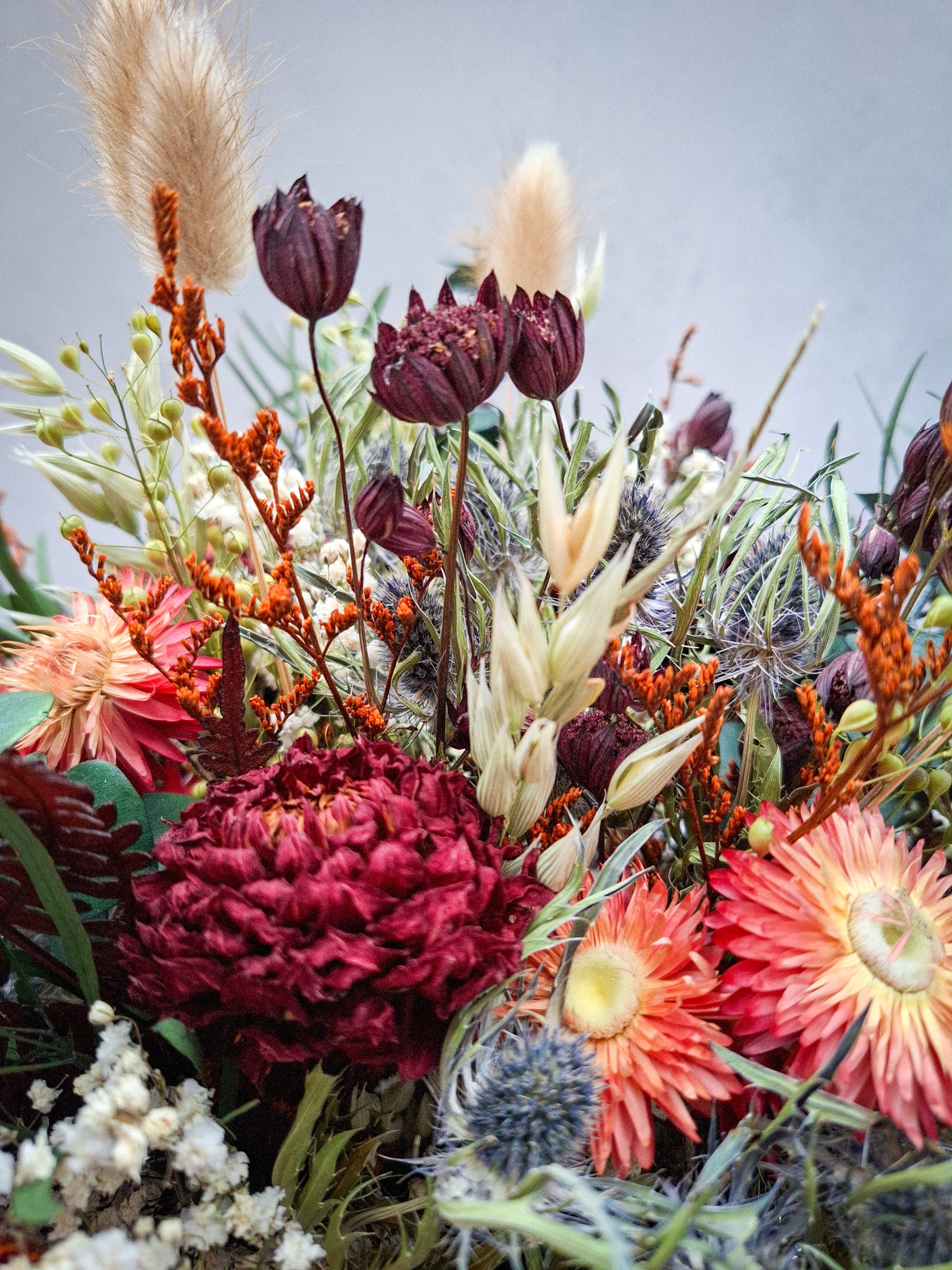 "Dreaming of Dahlias" Dried and Preserved Dahlia and Foliage Bouquet WEBSITE EXCLUSIVE