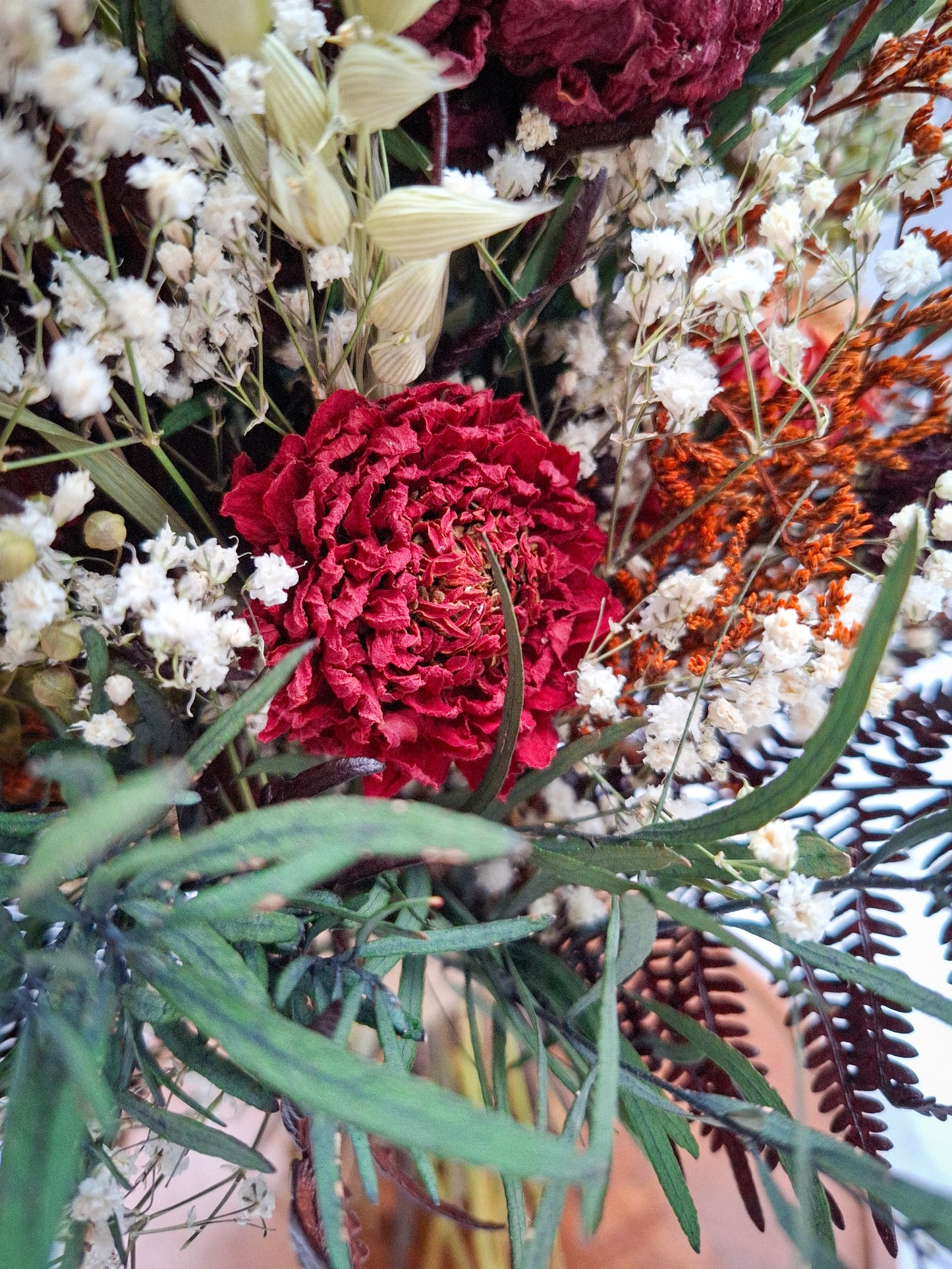 "Dreaming of Dahlias" Dried and Preserved Dahlia and Foliage Bouquet WEBSITE EXCLUSIVE