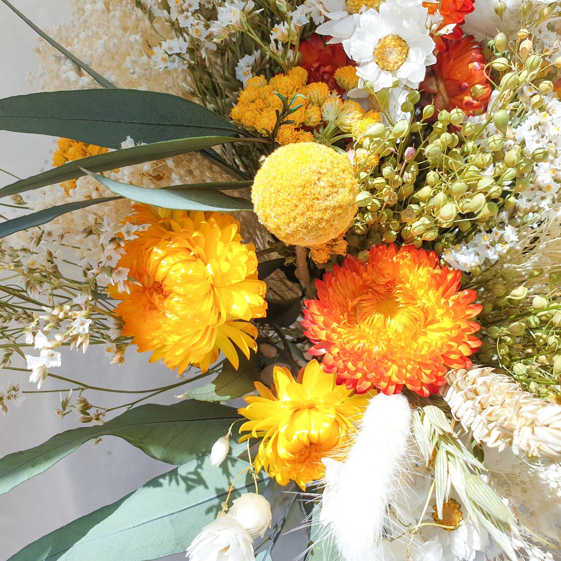 "Lemonade Glade" Dried Flower Bouquet - Lytton Rose Botanical