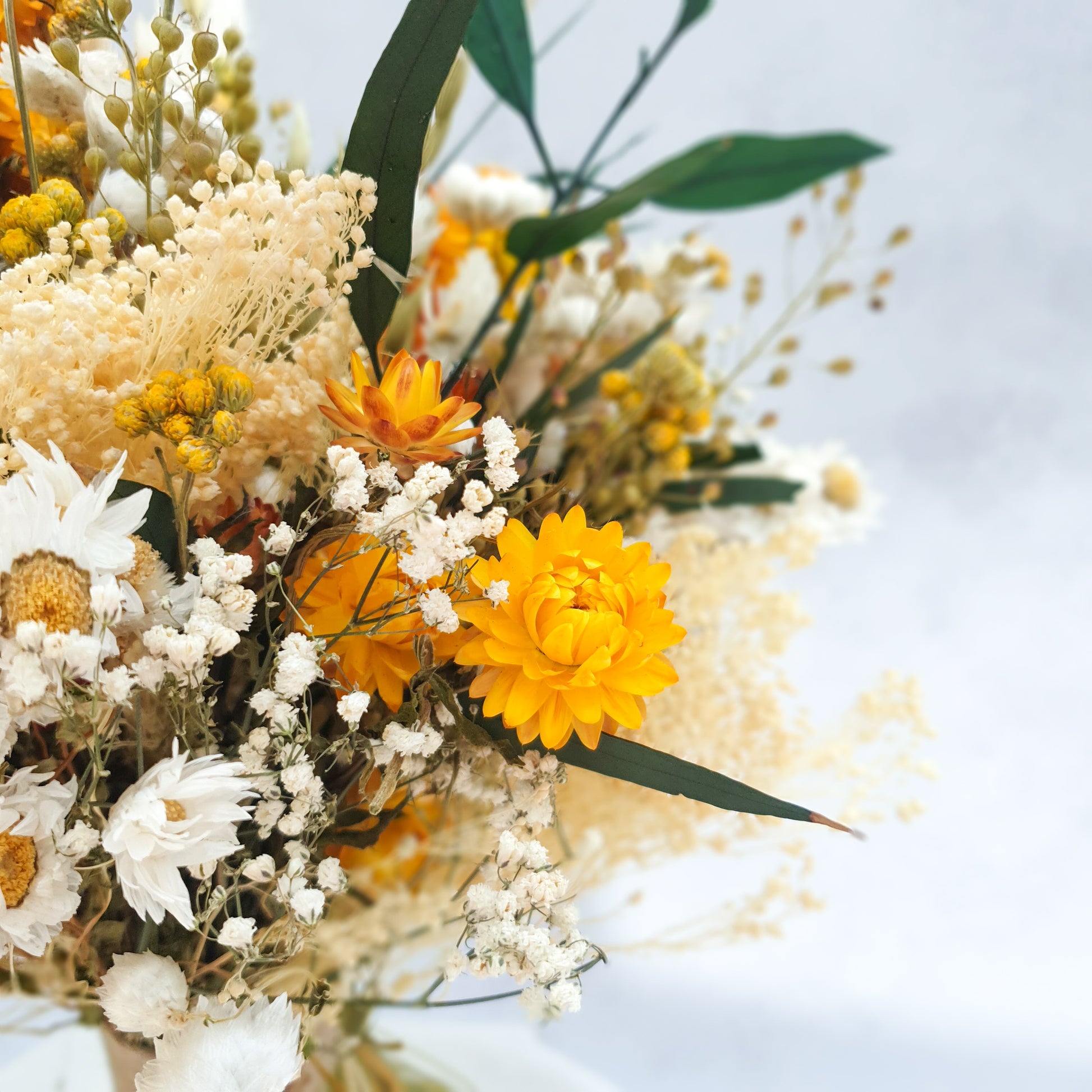 "Lemonade Glade" Dried Flower Bouquet - Lytton Rose Botanical