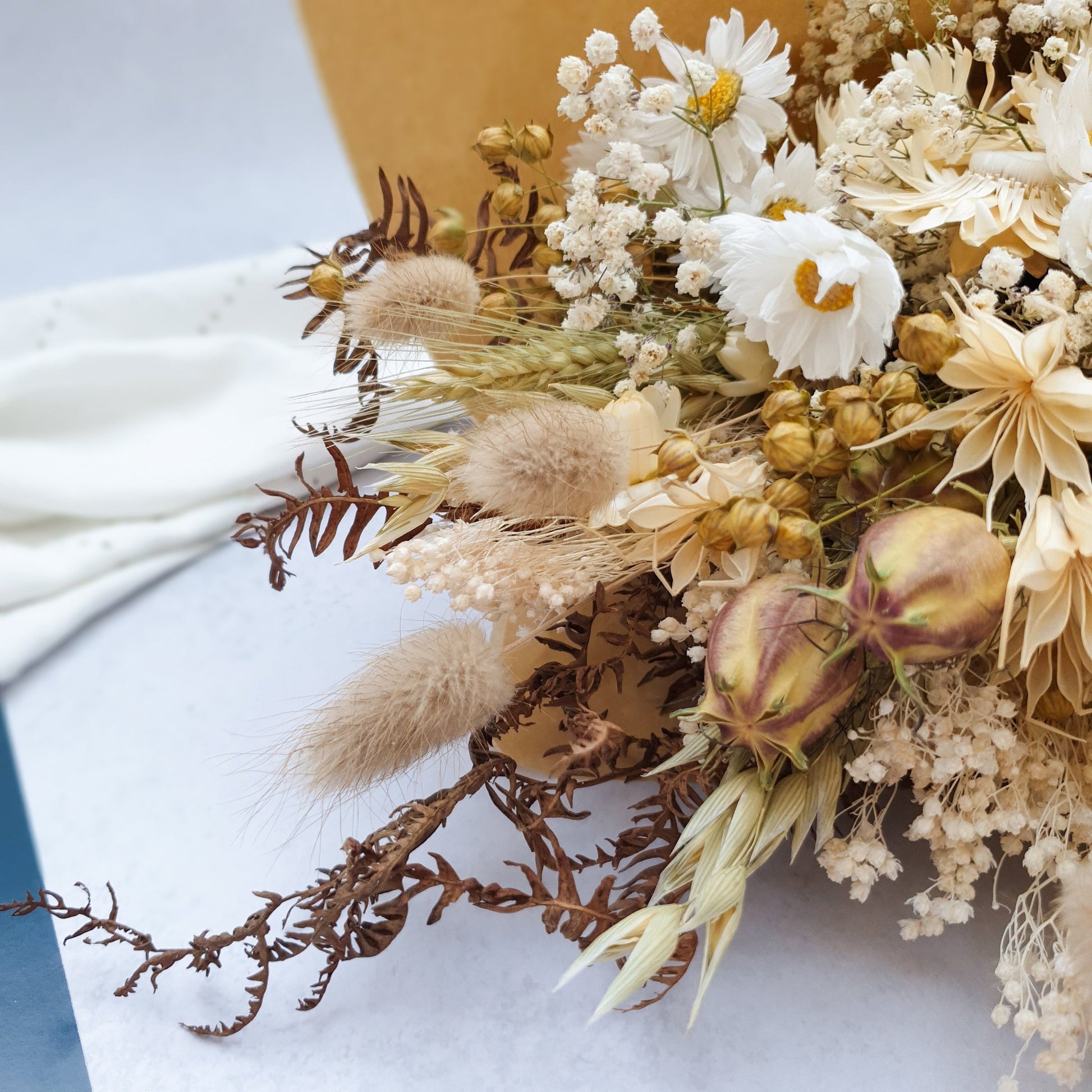 "Love in a Mist" Dried Flower Bouquet - Lytton Rose Botanical